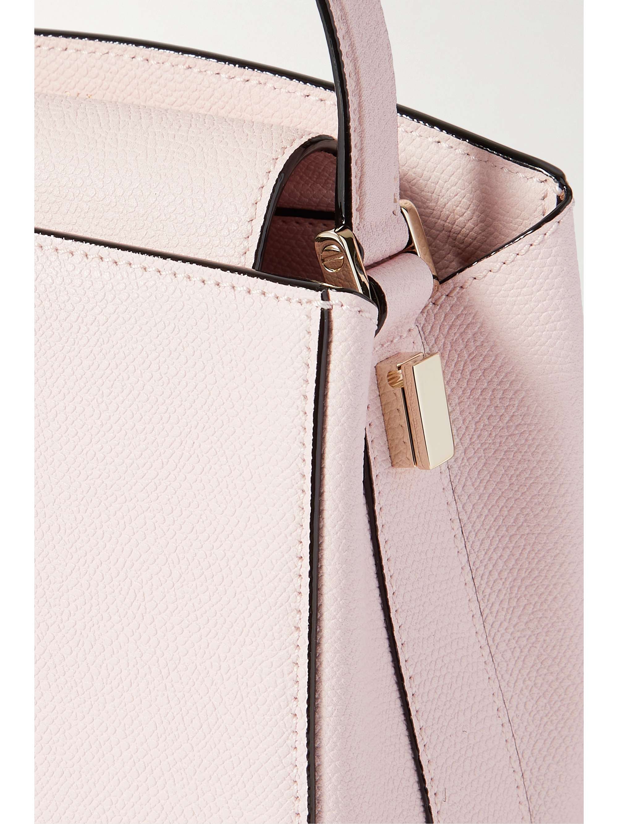 VALEXTRA Brera mini textured-leather tote