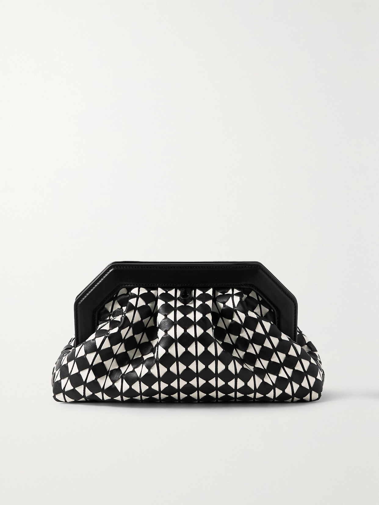 Serapian Secret Woven Leather Clutch