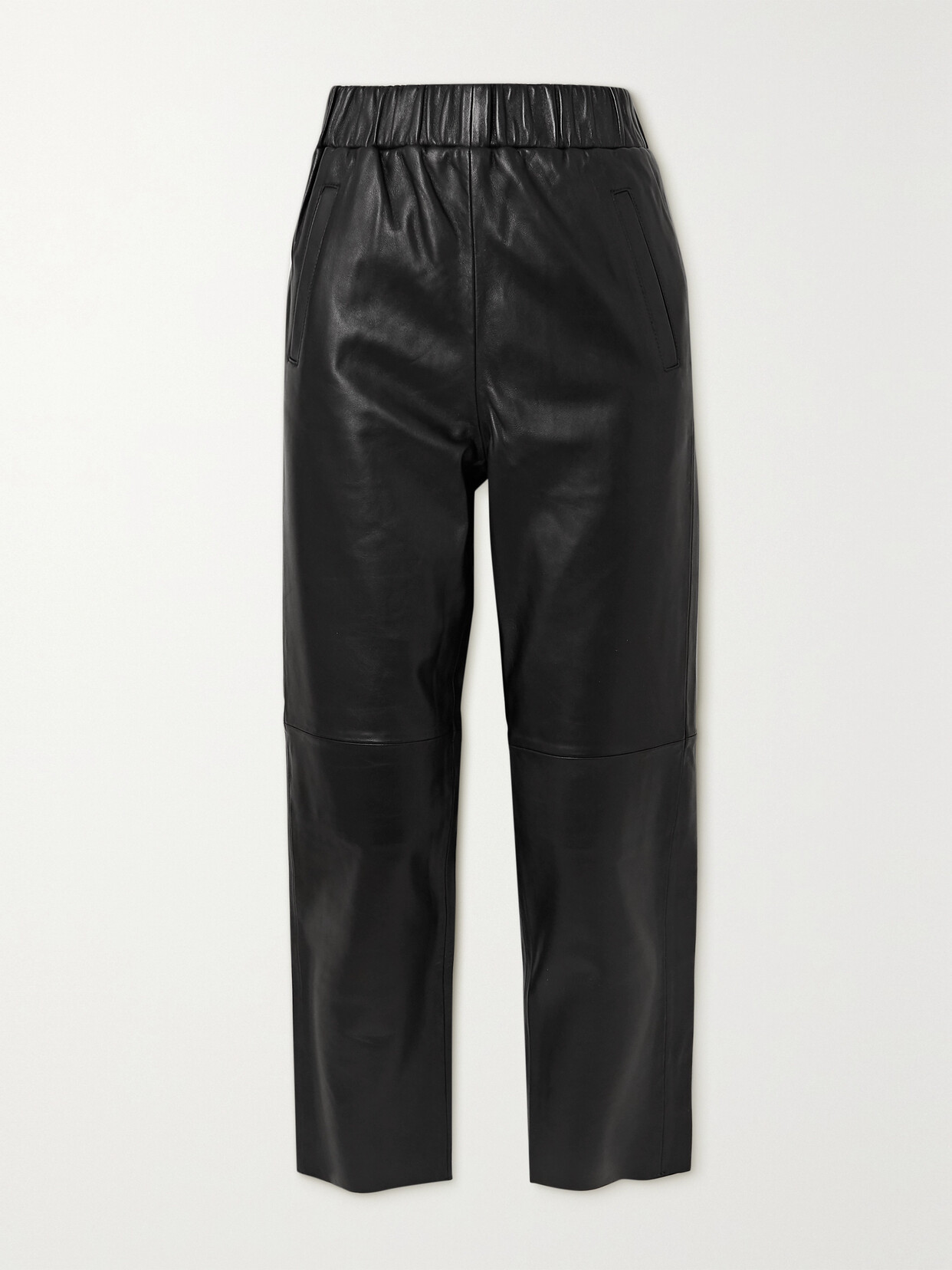 Stand Studio - Noni Leather Track Pants - Black