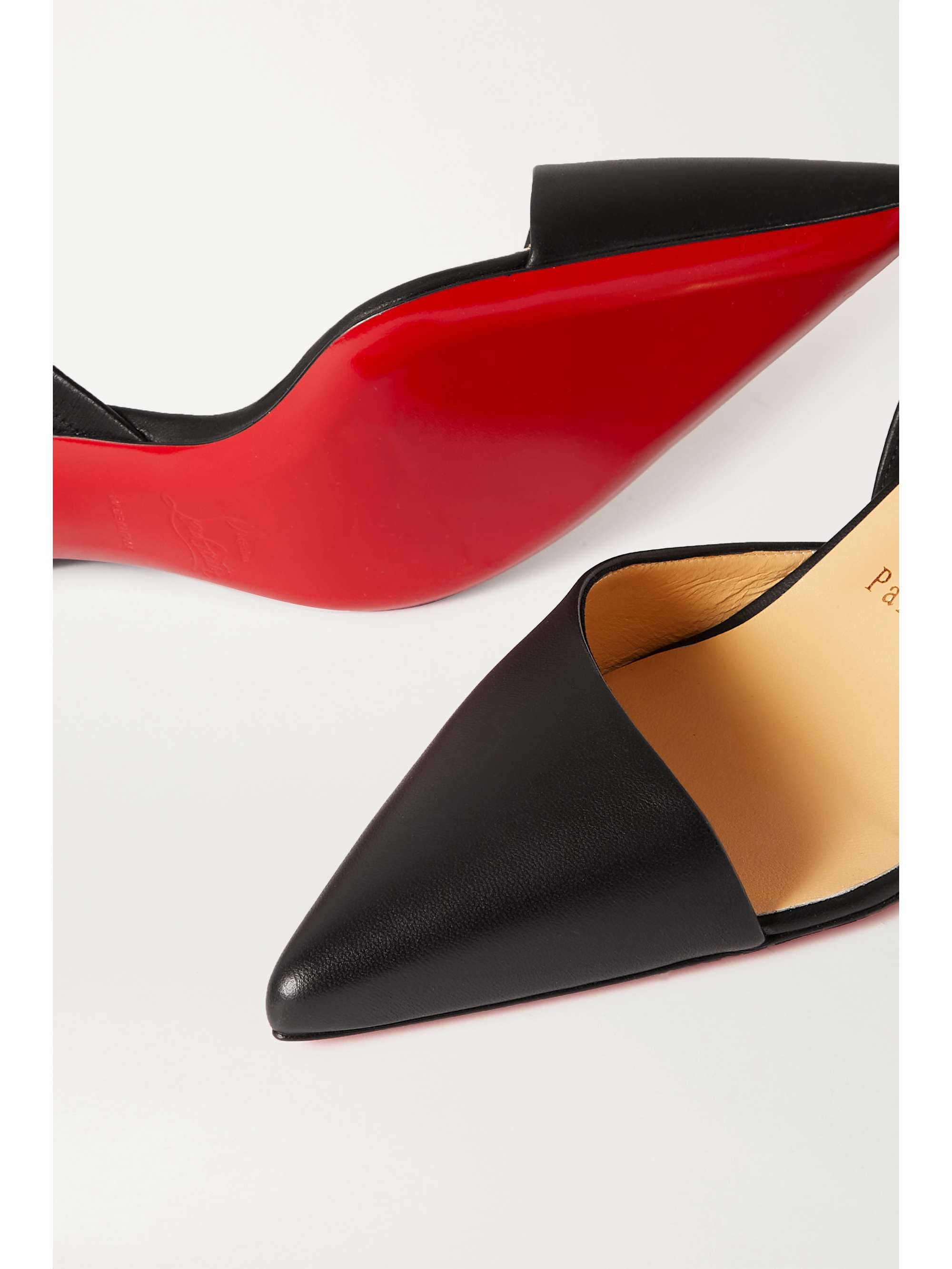 CHRISTIAN LOUBOUTIN Viola 55 leather slingback pumps