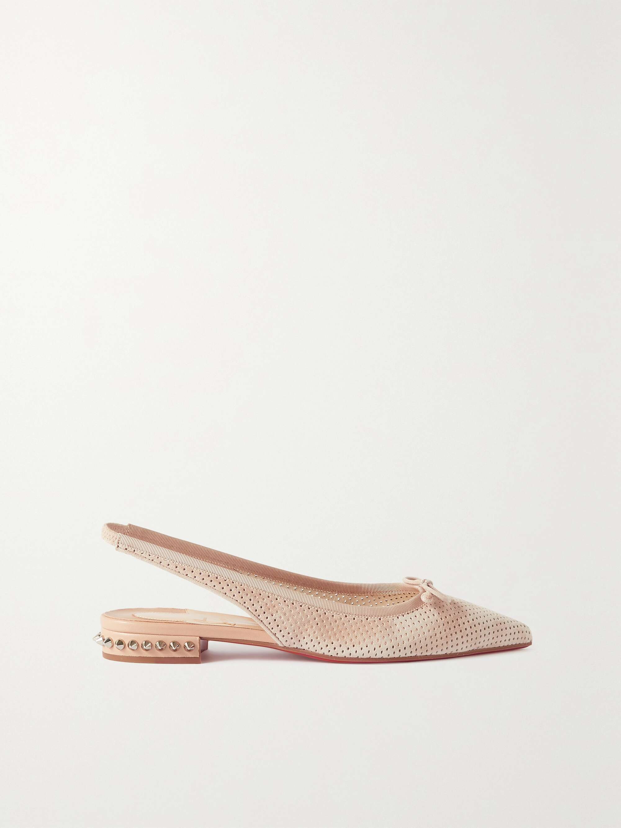 suede slingback flats