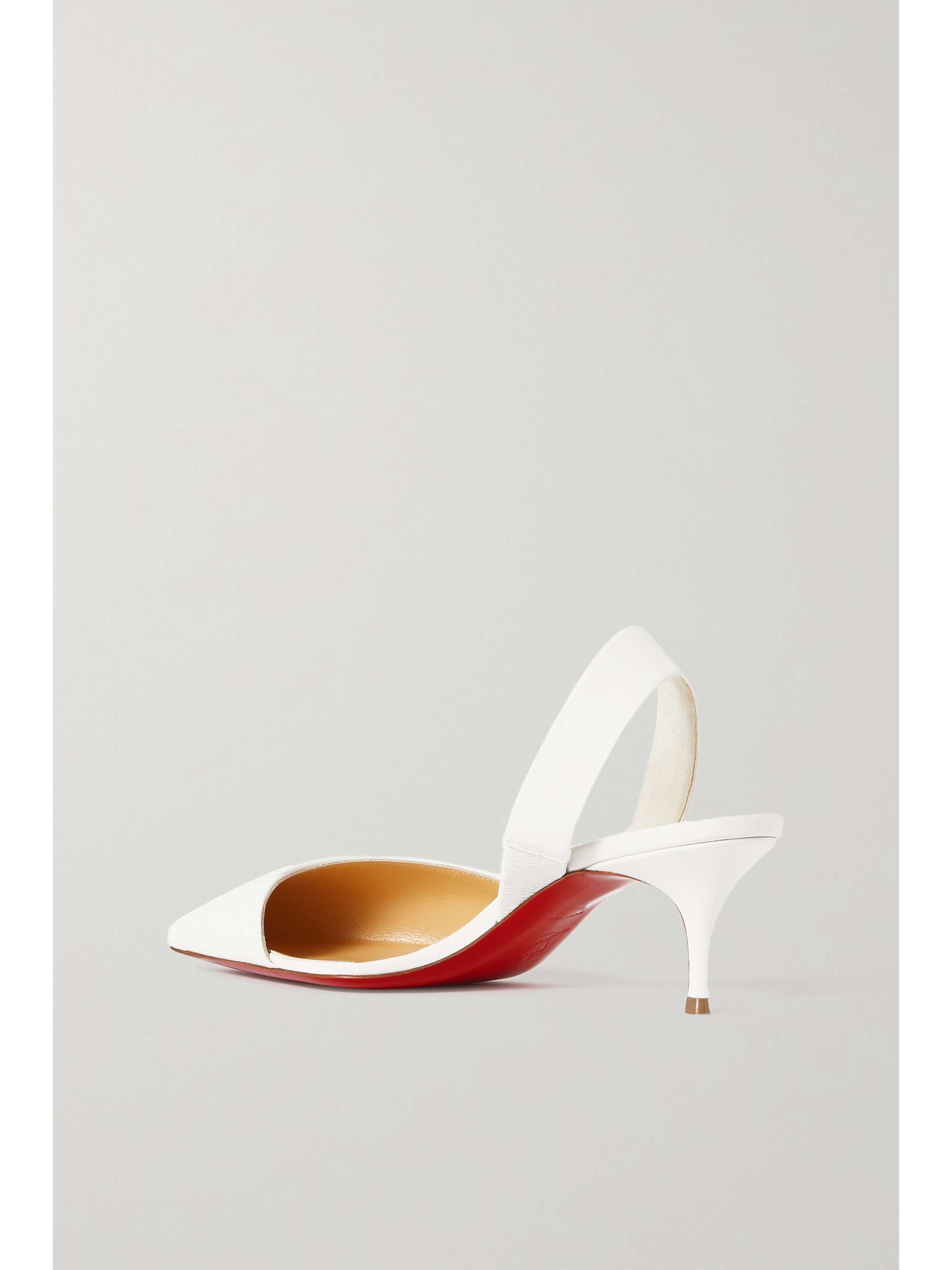 viola 55 leather slingback pumps