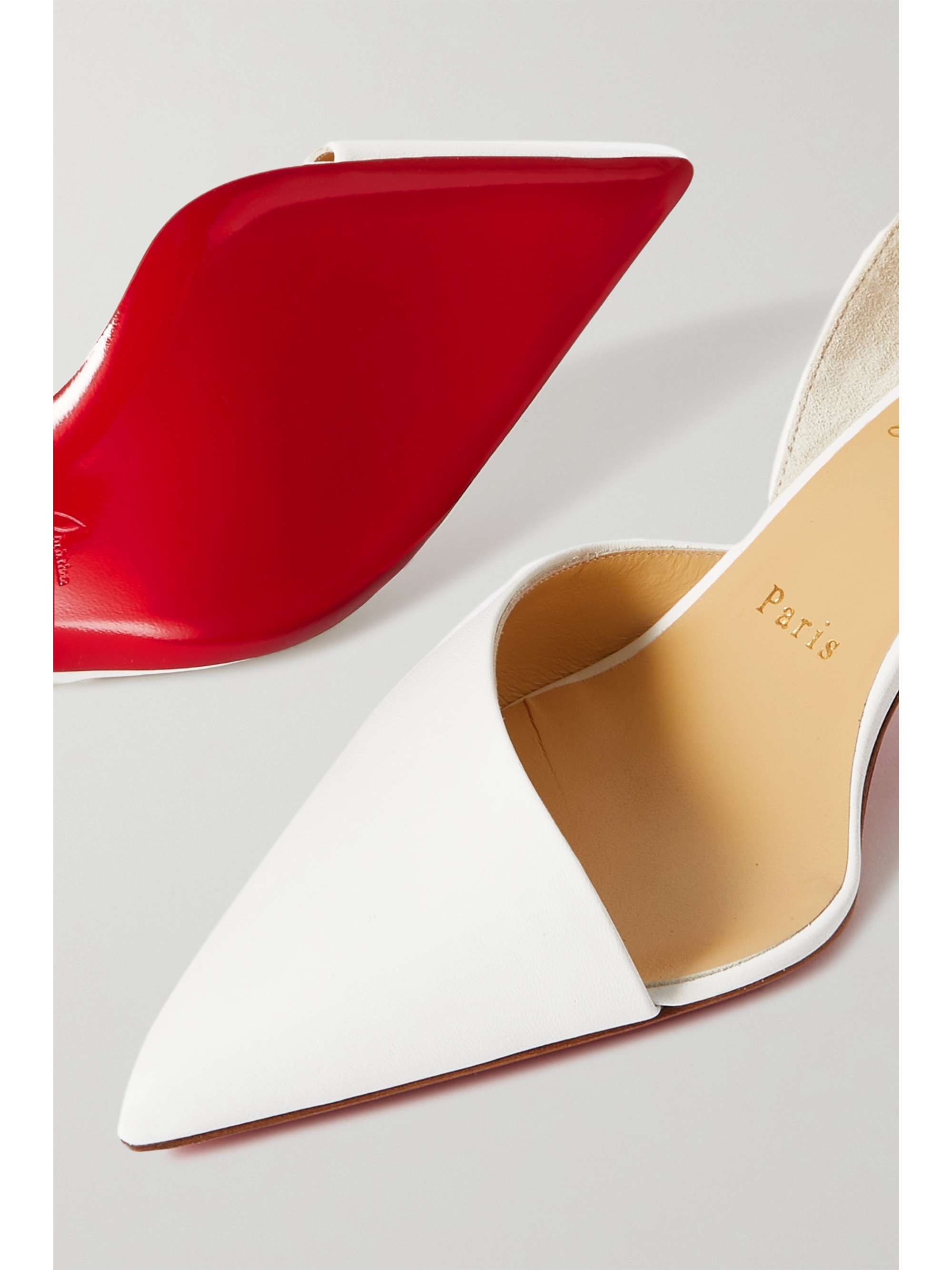 viola 55 leather slingback pumps