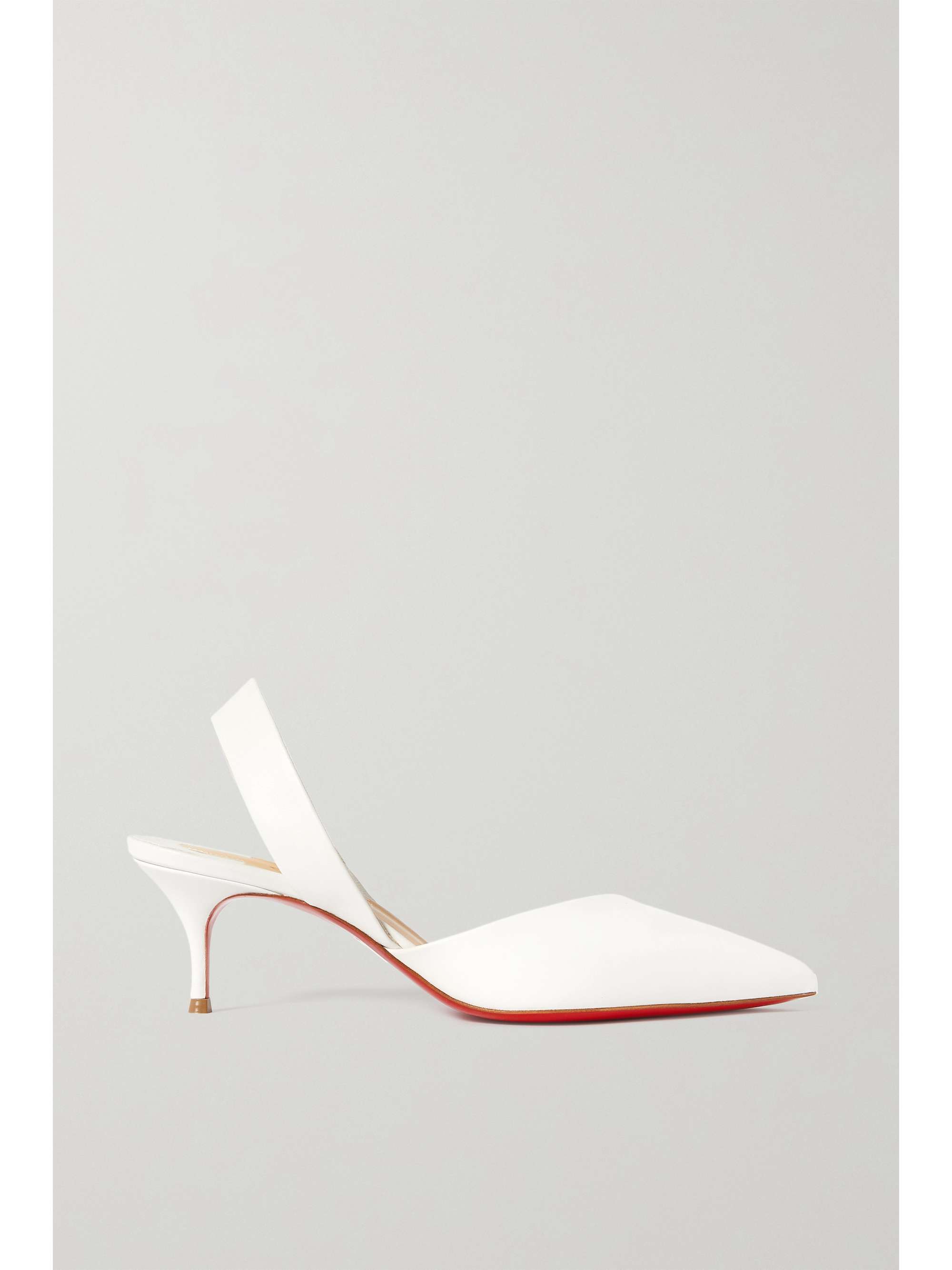 viola 55 leather slingback pumps
