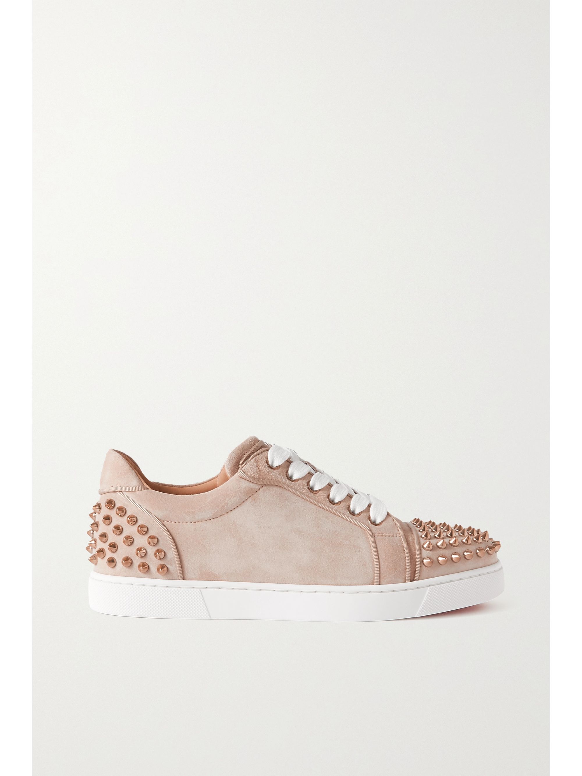 Beige Baskets en daim à clous Vieira | NET-A-PORTER | CHRISTIAN ... Beige Baskets en daim à clous Vieira | NET-A-PORTER | CHRISTIAN ...