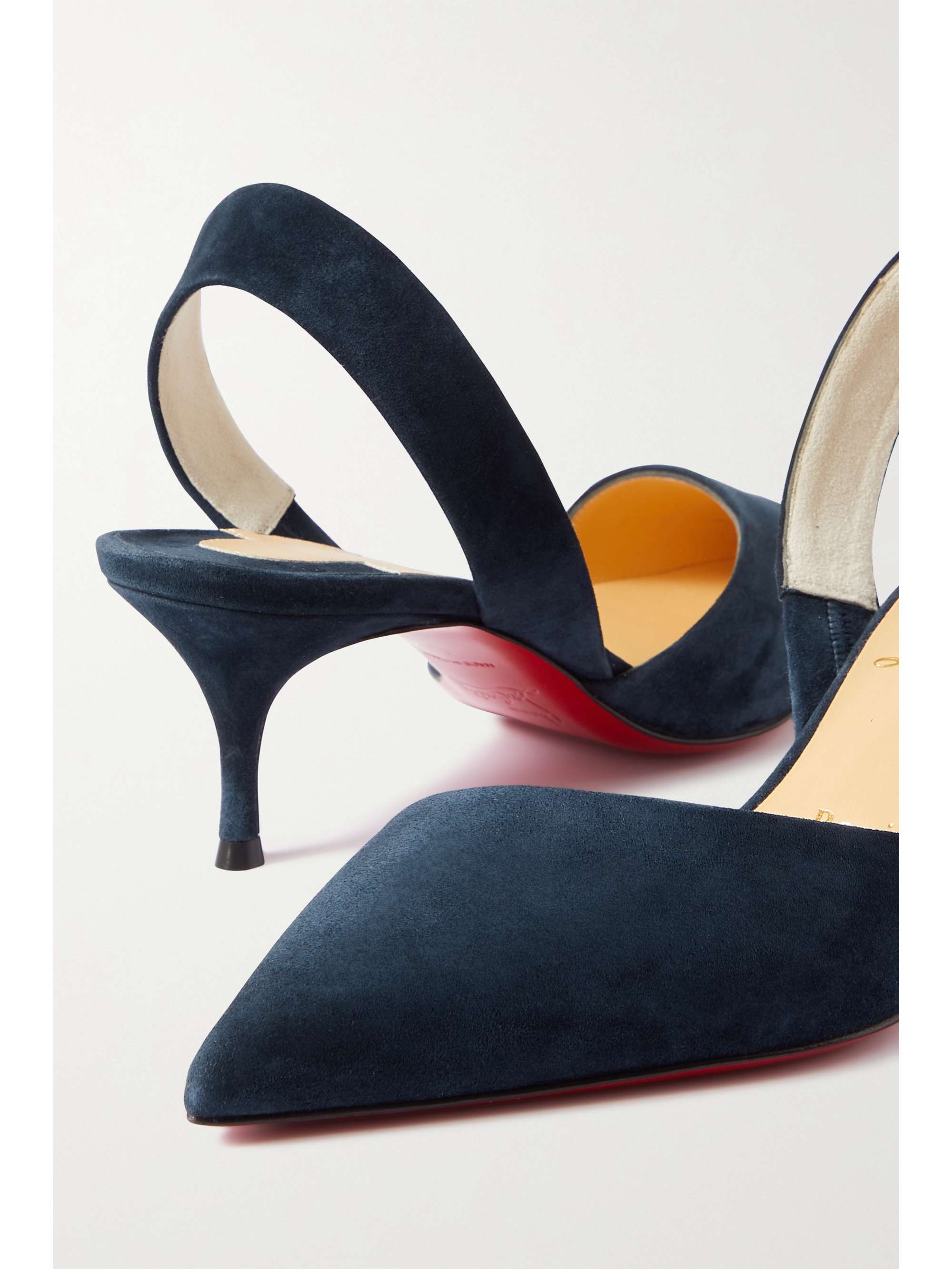 viola 55 leather slingback pumps
