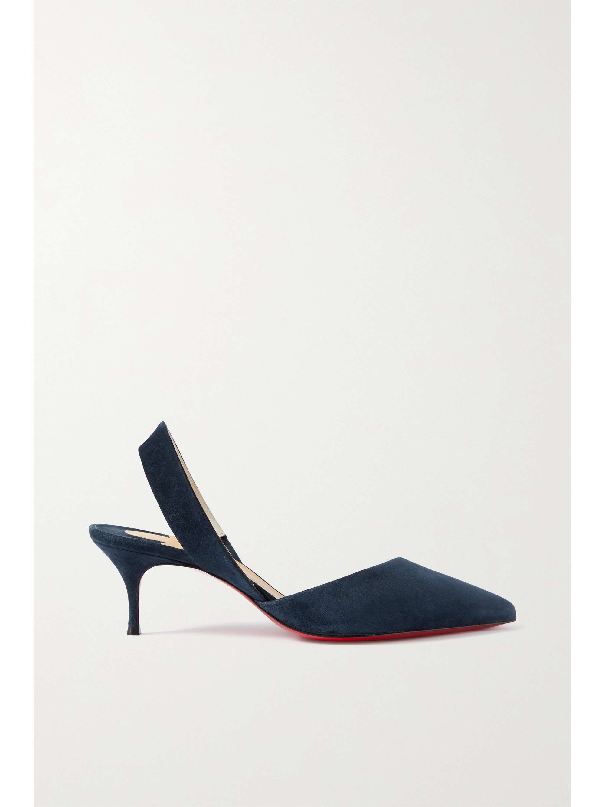 suede slingback pumps