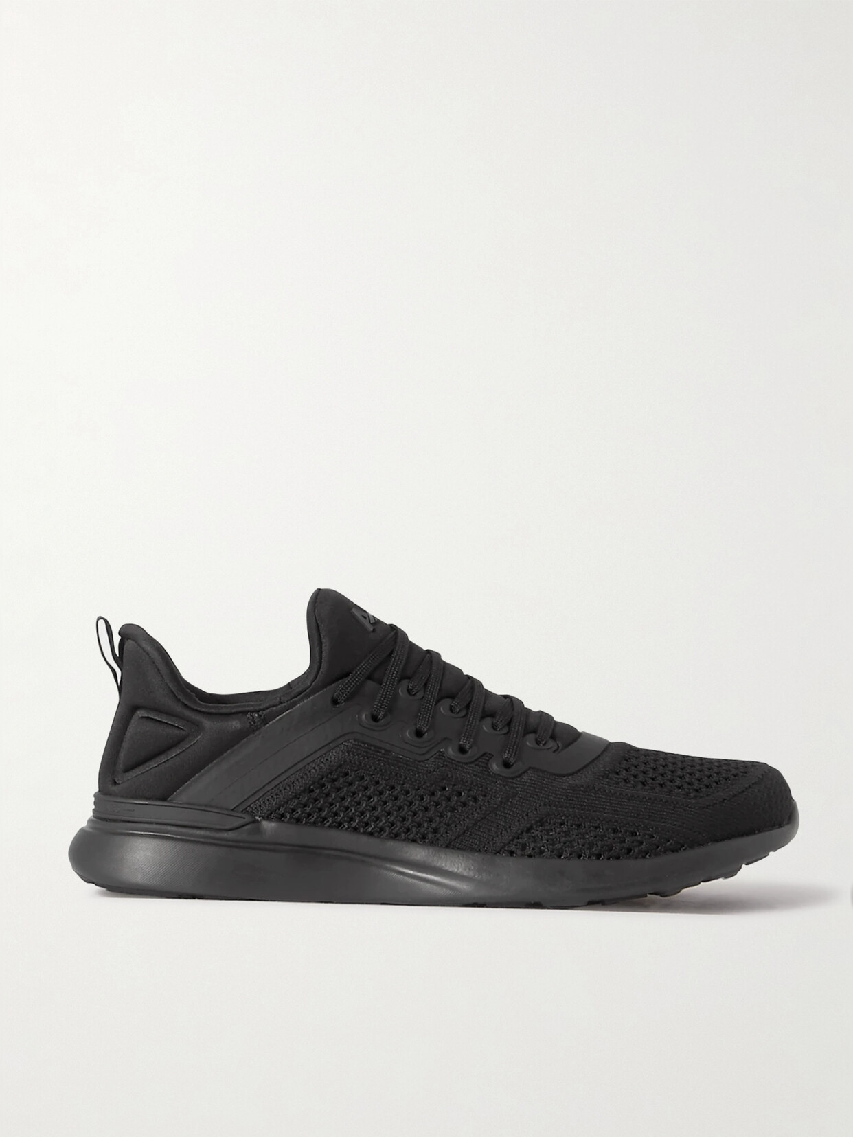 Apl Athletic Propulsion Labs Techloom Tracer Mesh And Neoprene Trainers In Black