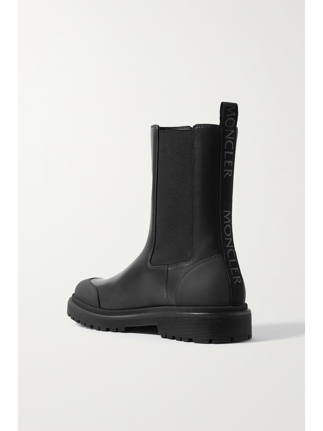 MONCLER PATTY LEATHER CHELSEA BOOTS