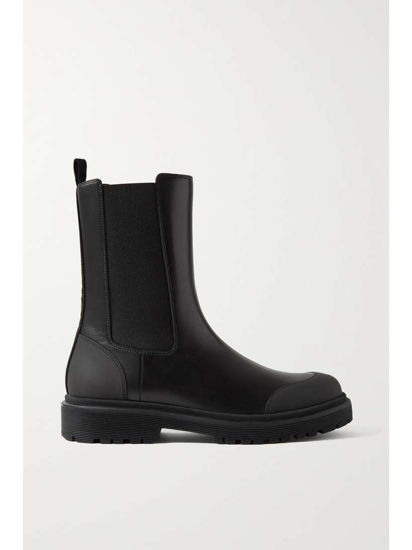 Moncler Patty Leather Chelsea Boots