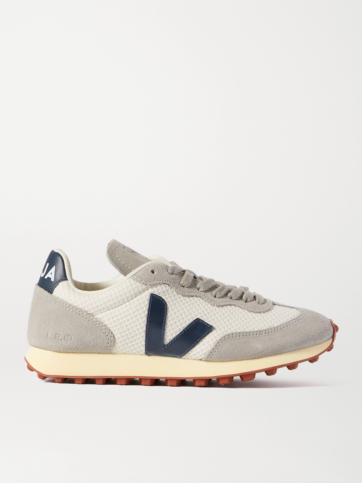 Veja - + Net Sustain Rio Branco Leather-trimmed Suede And Mesh Sneakers - White