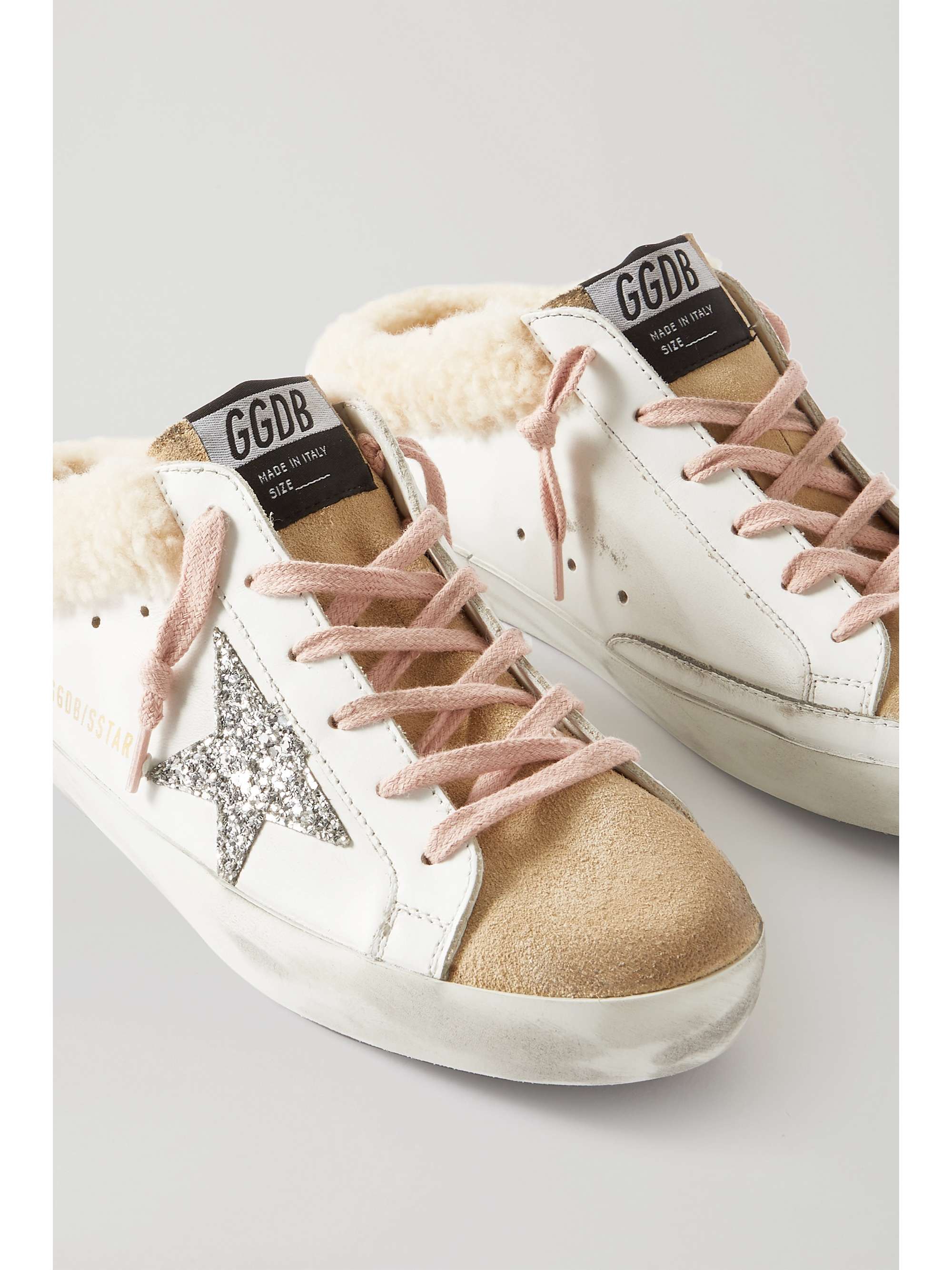 sabot shearling sneakers