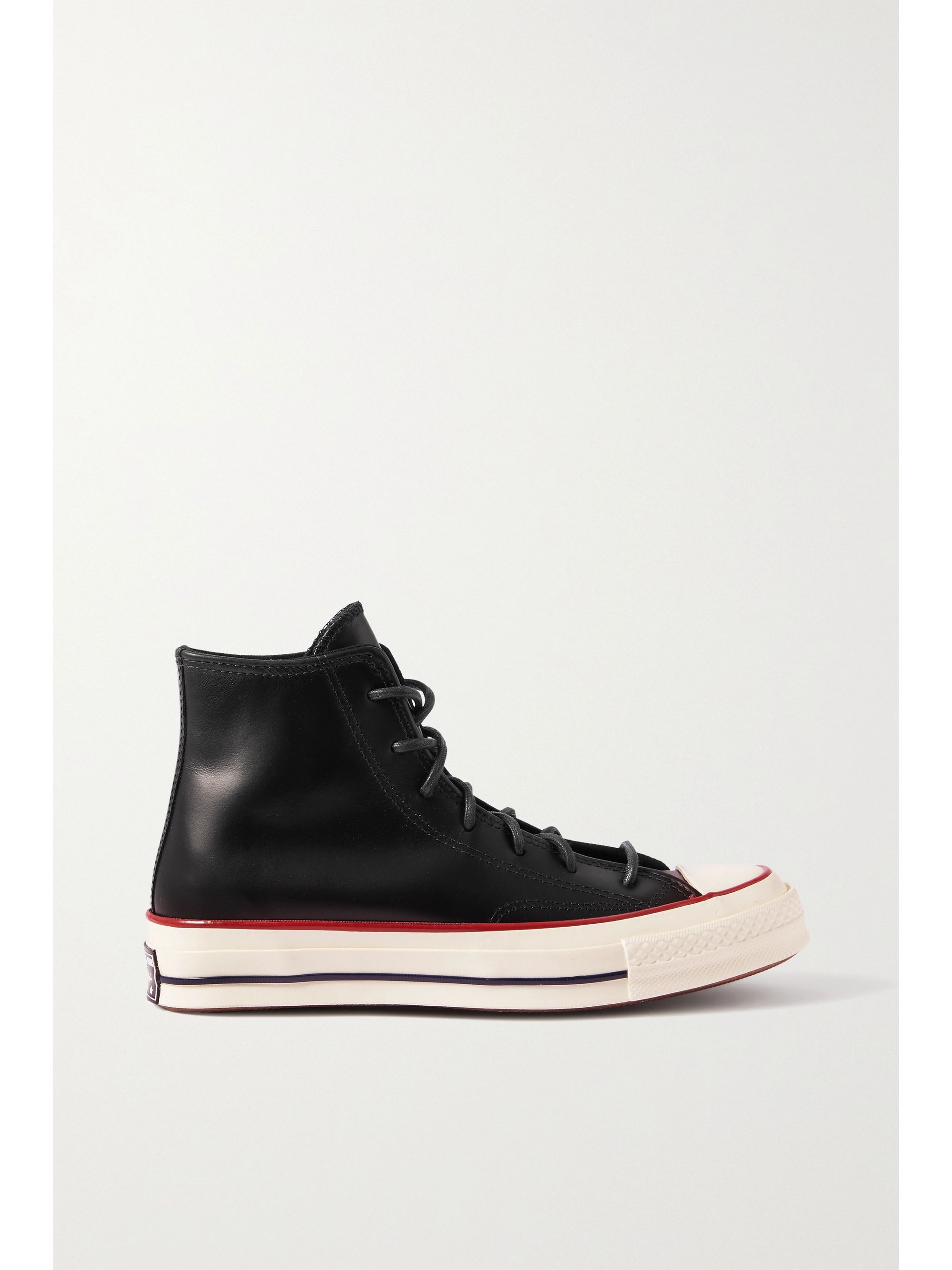 high top leather chuck taylors