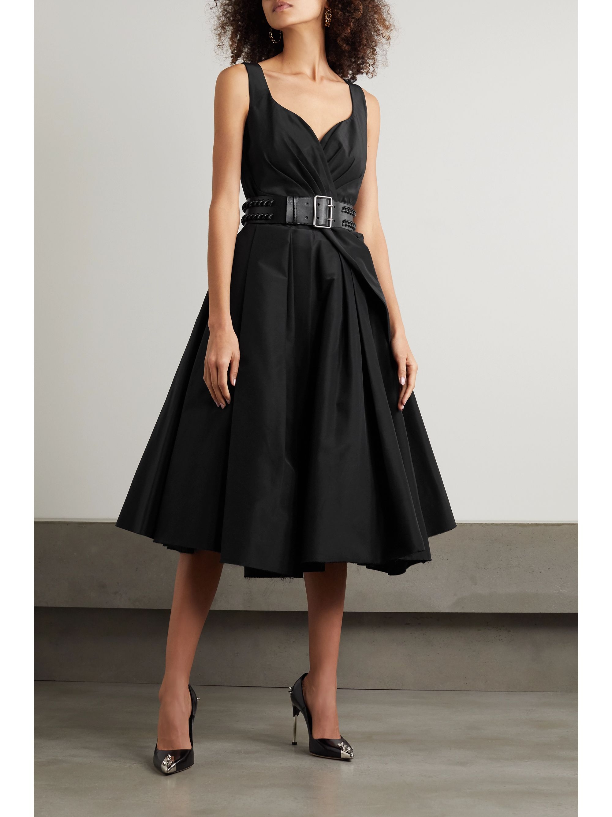 alexander mcqueen black dress