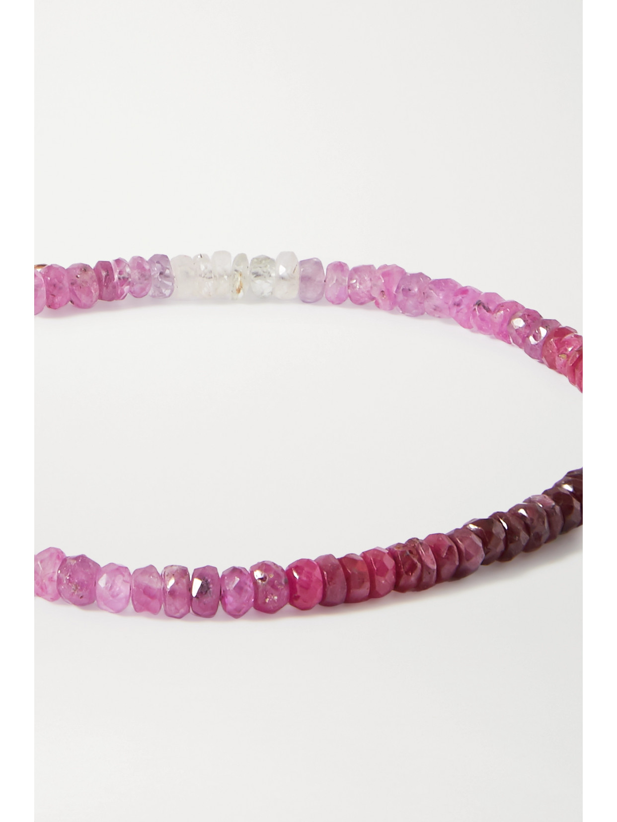 Jia Jia Arizona Gold Ruby Bracelet In Pink