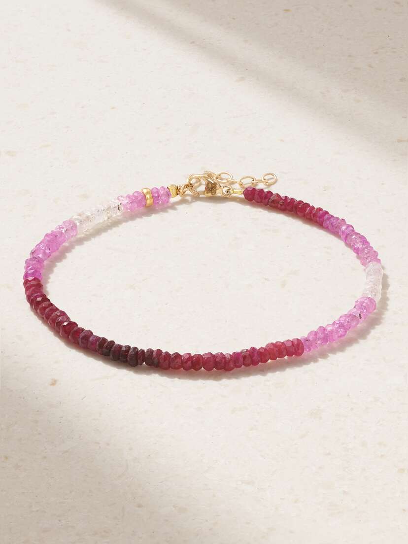 JIA JIA + Net Sustain Arizona Gold Ruby Bracelet