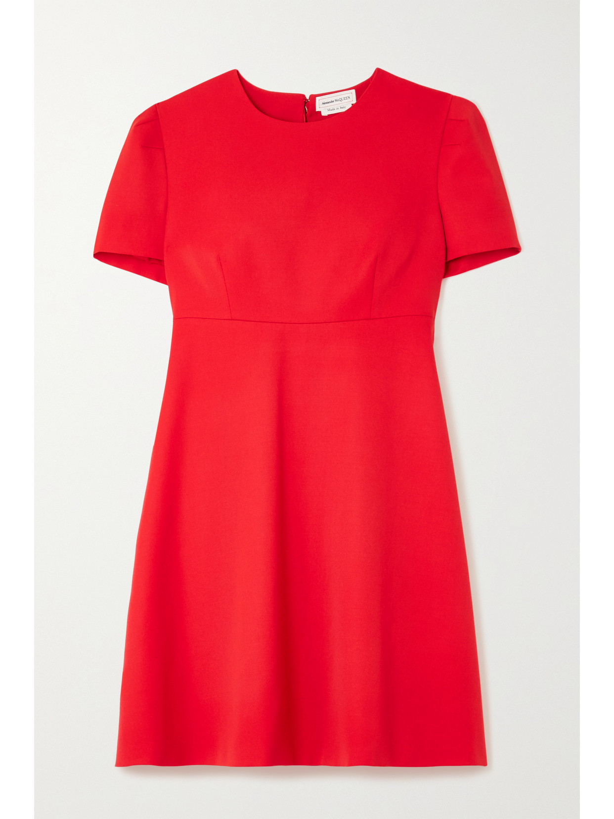 Alexander Mcqueen Women's Dress With Cape In Red