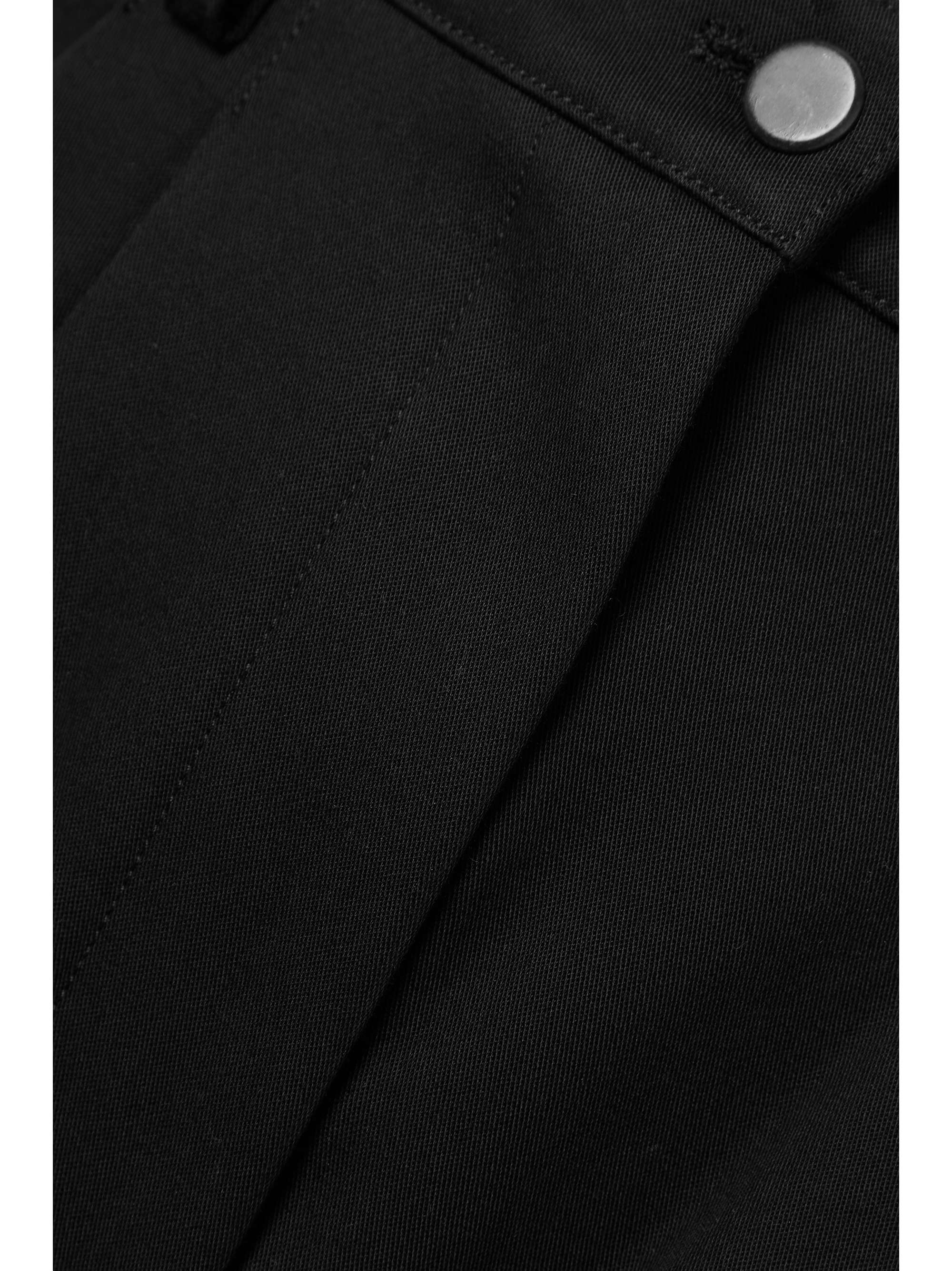 ALAÏA Pleated cotton-gabardine shorts