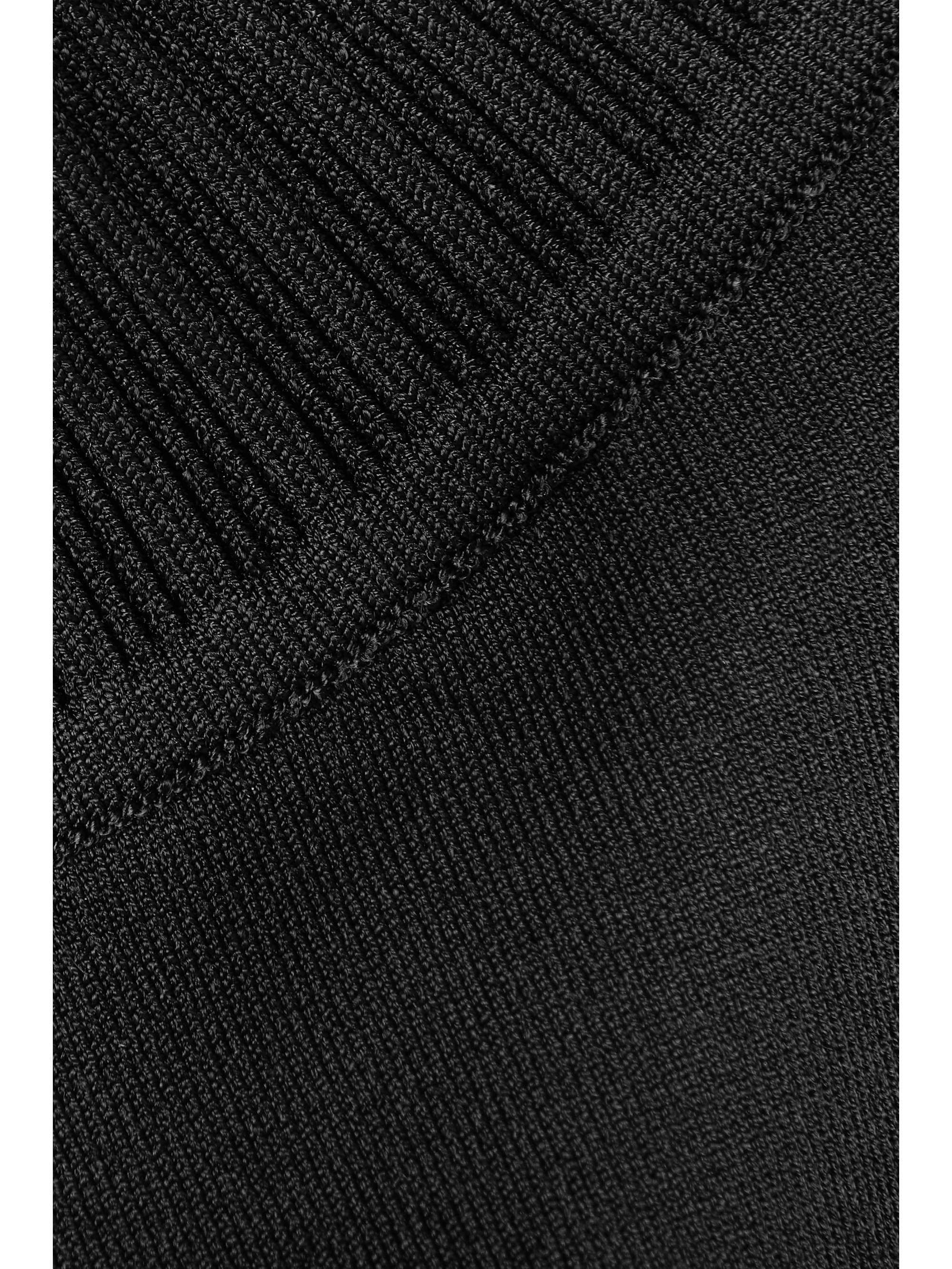 ALAÏA Cold-shoulder knitted bodysuit