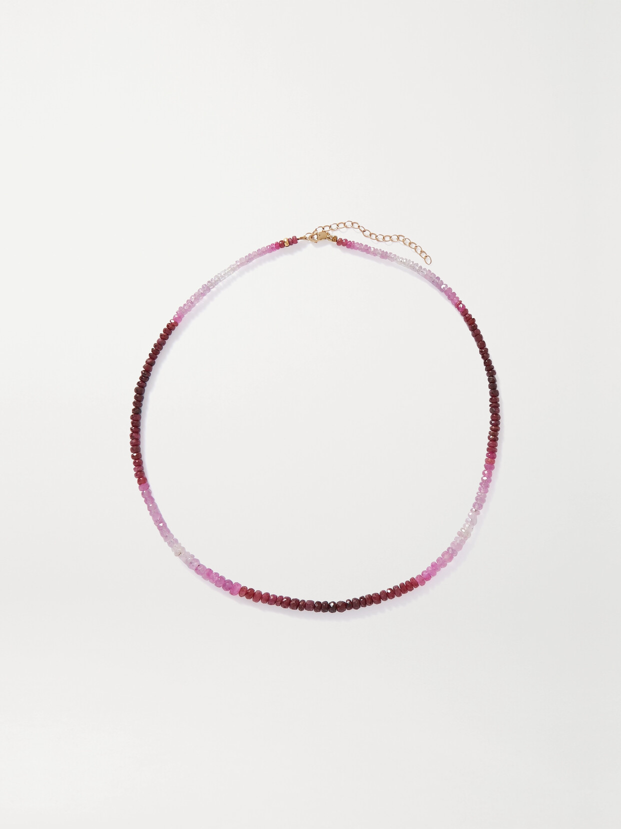 JIA JIA - + Net Sustain Arizona Gold Ruby Necklace - Pink