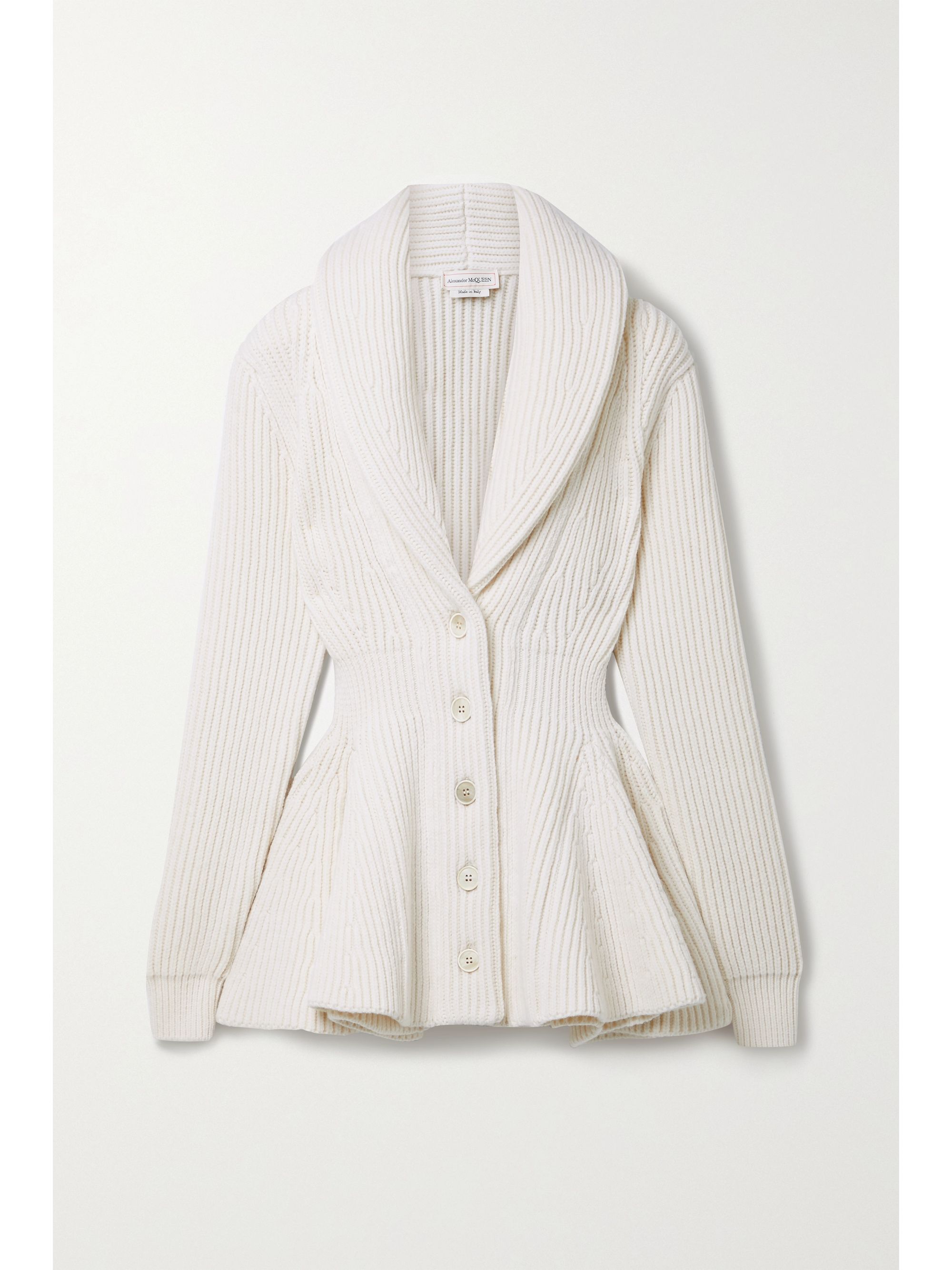 Alexander mcqueen peplum sweater Clearance