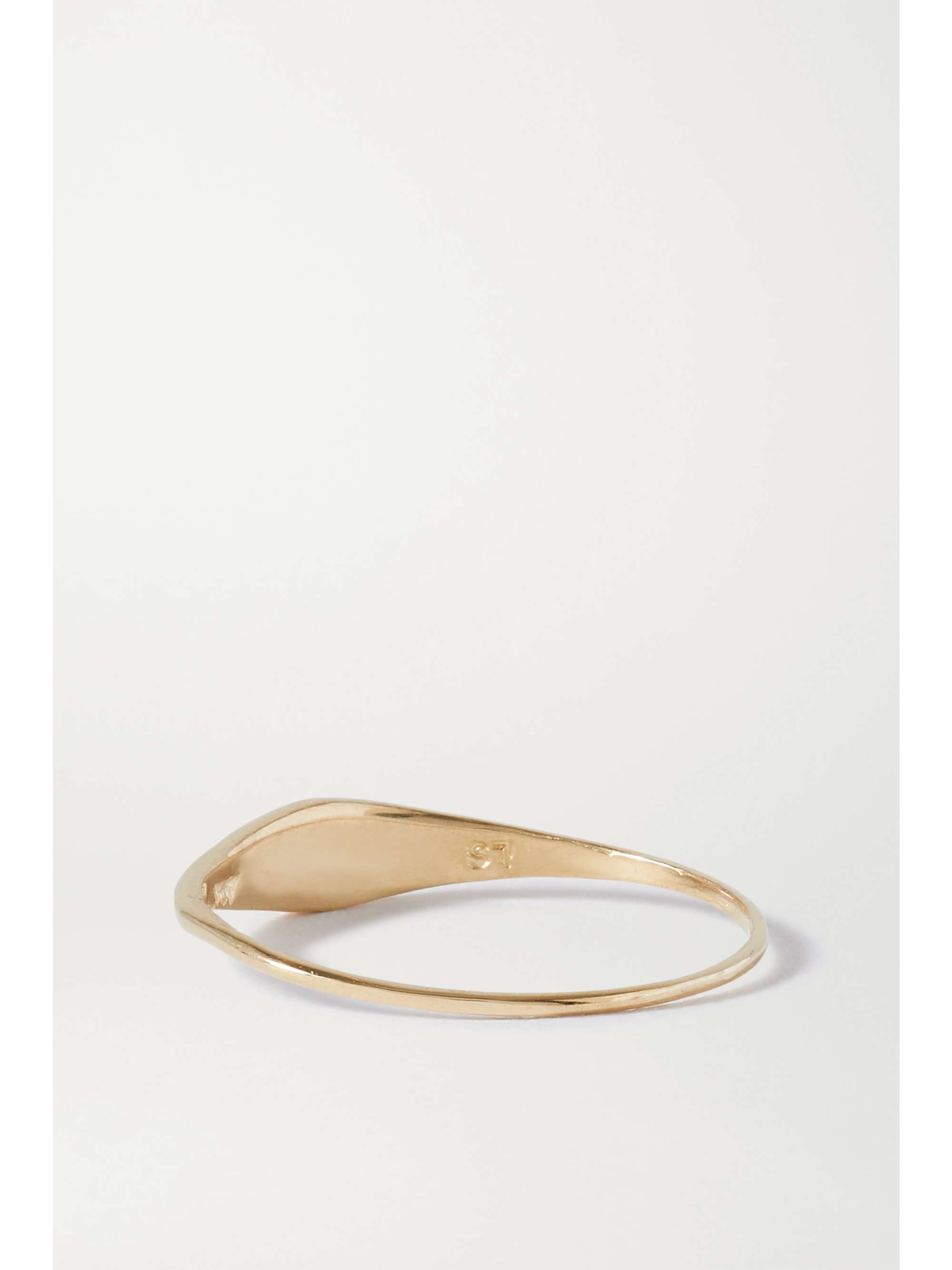 LOREN STEWART 14-karat gold ring