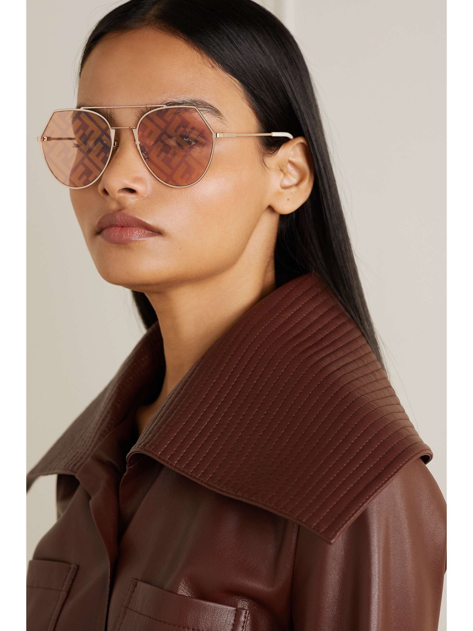 fendi aviator sunglasses