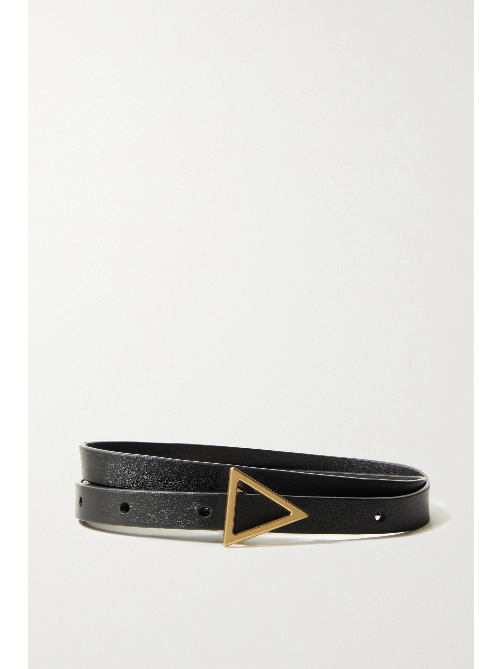 Simple Leather Belt Black