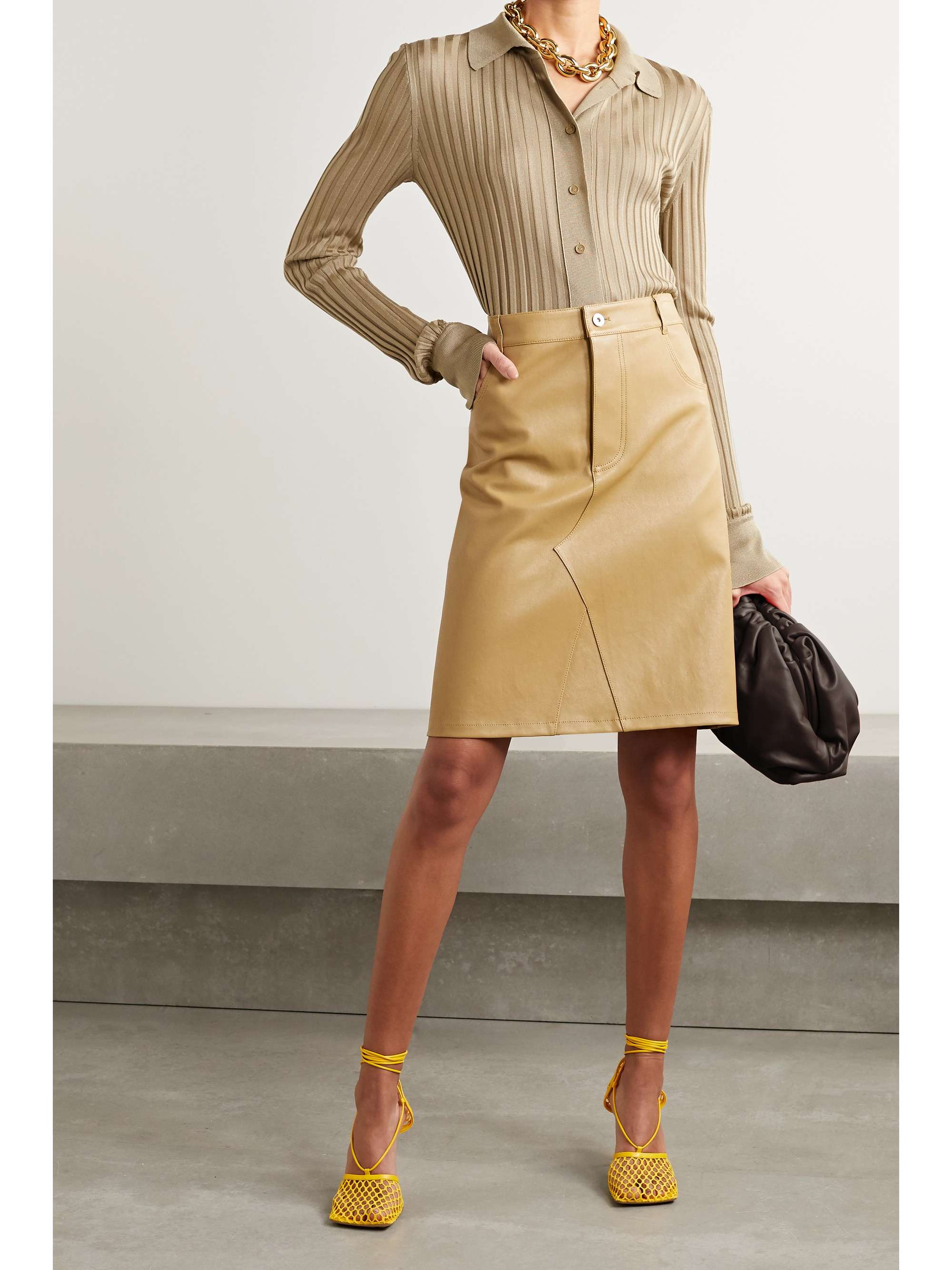 BOTTEGA VENETA Ribbed silk shirt