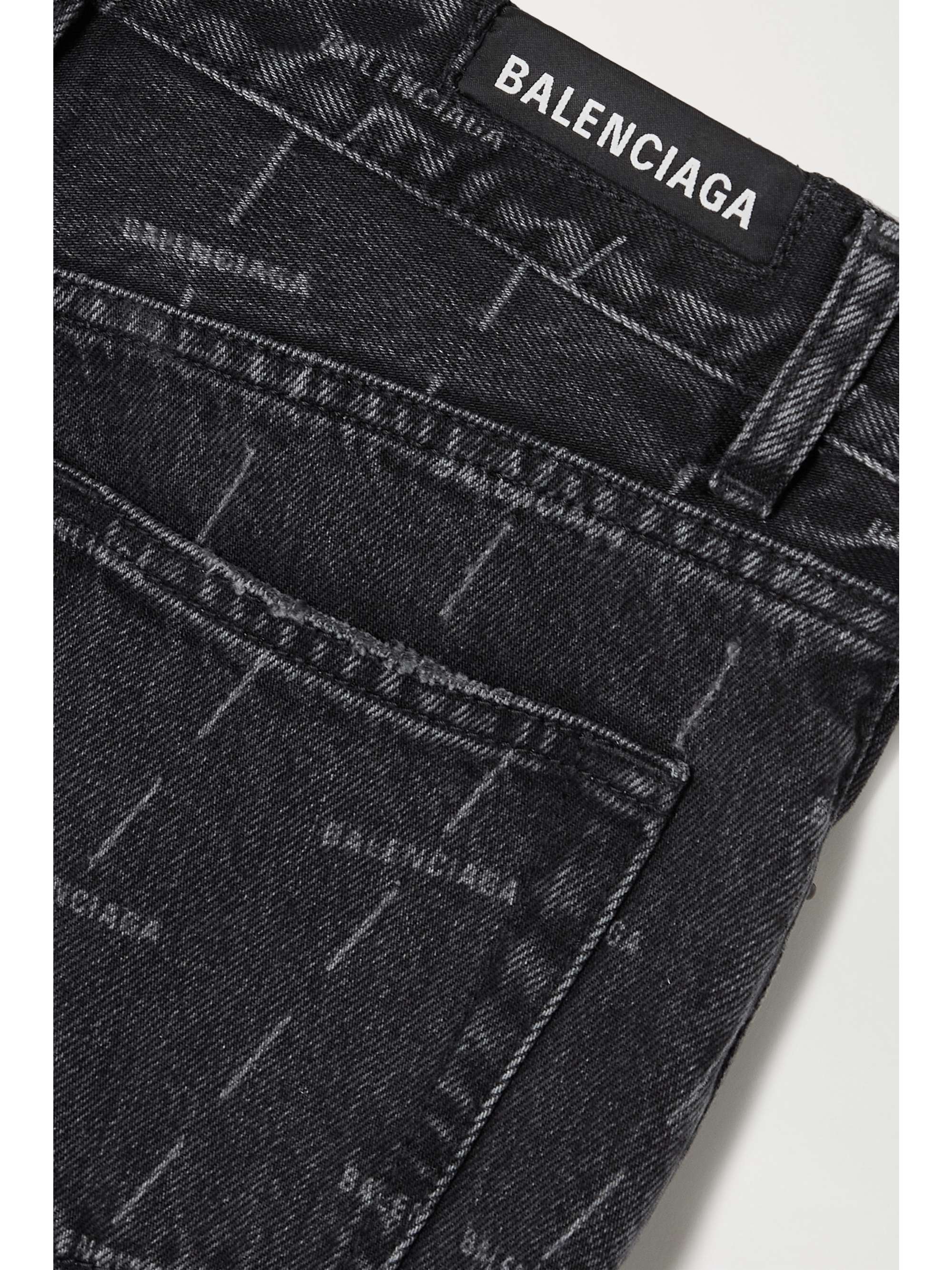 balenciaga black denim