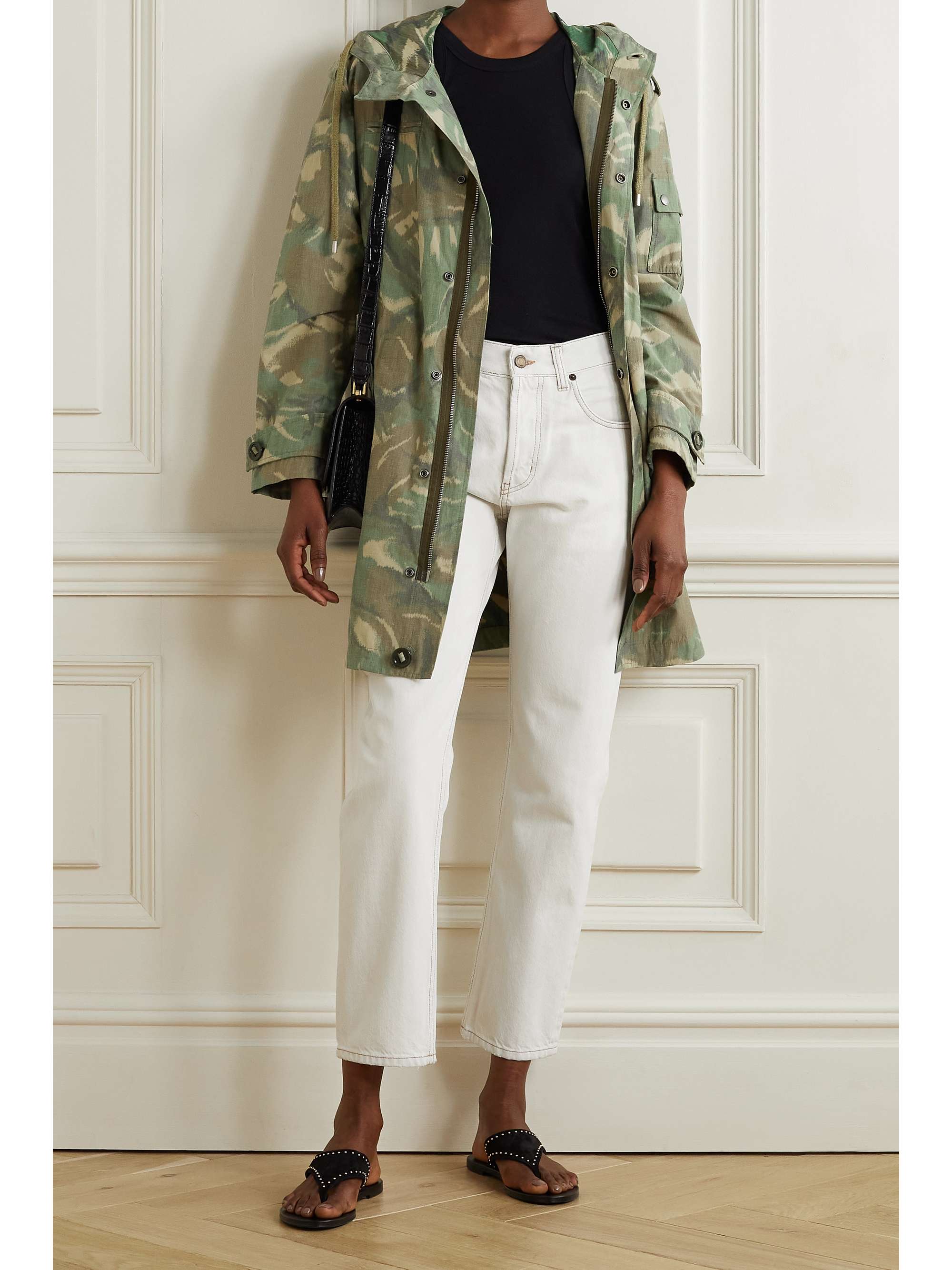 saint laurent camo jacket