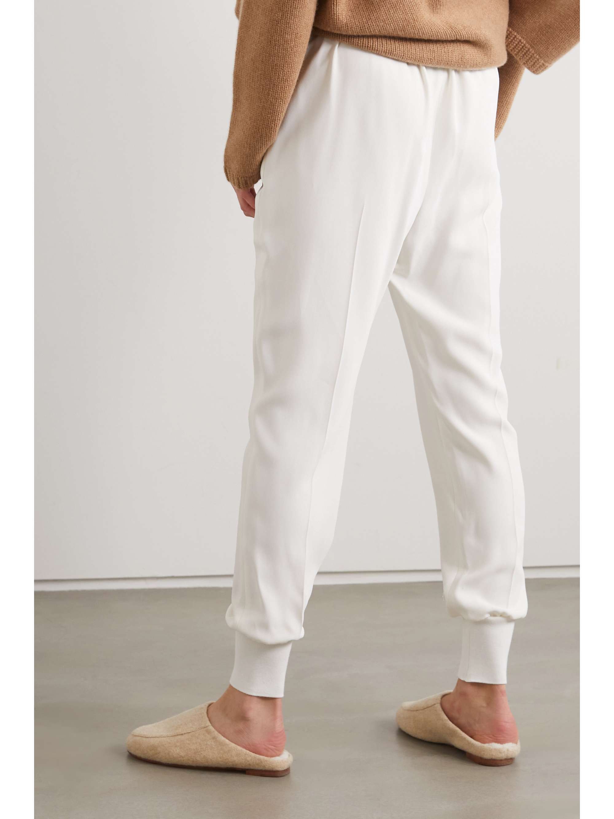 STELLA MCCARTNEY + NET SUSTAIN Julia stretch-cady track pants