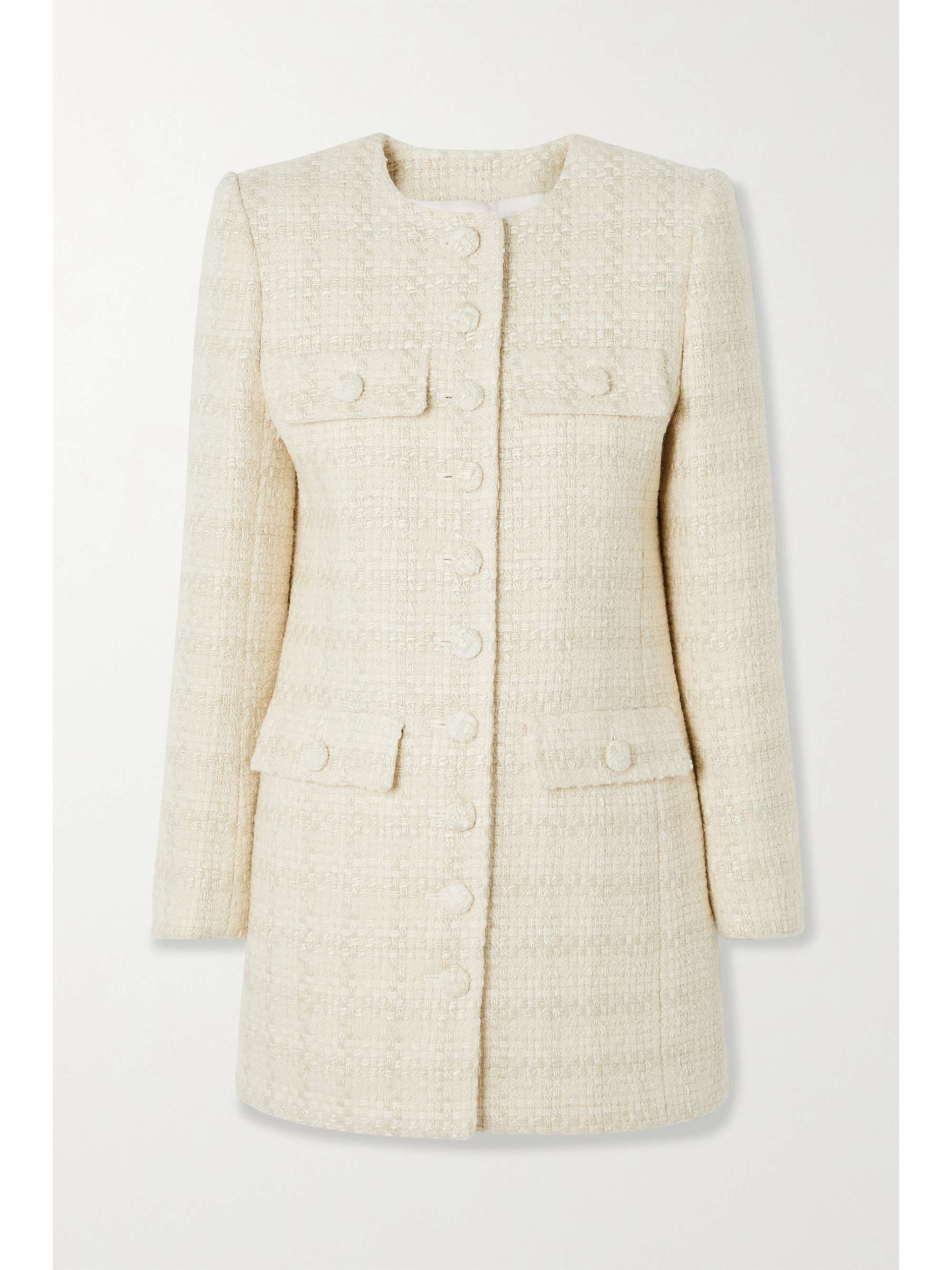 saint laurent white jacket