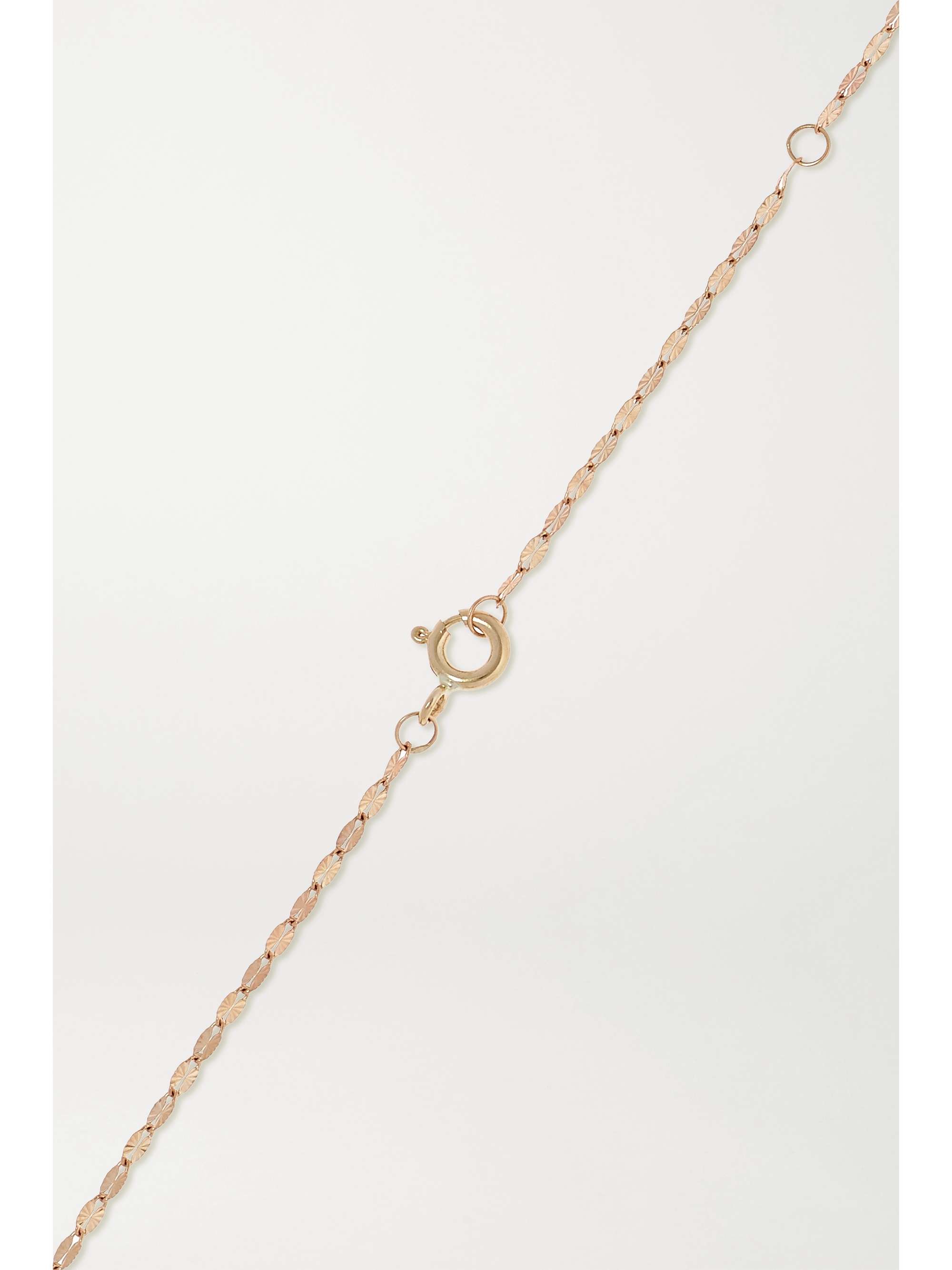 PASCALE MONVOISIN Gaia N°1 9 and 14-karat gold, quartz and diamond necklace