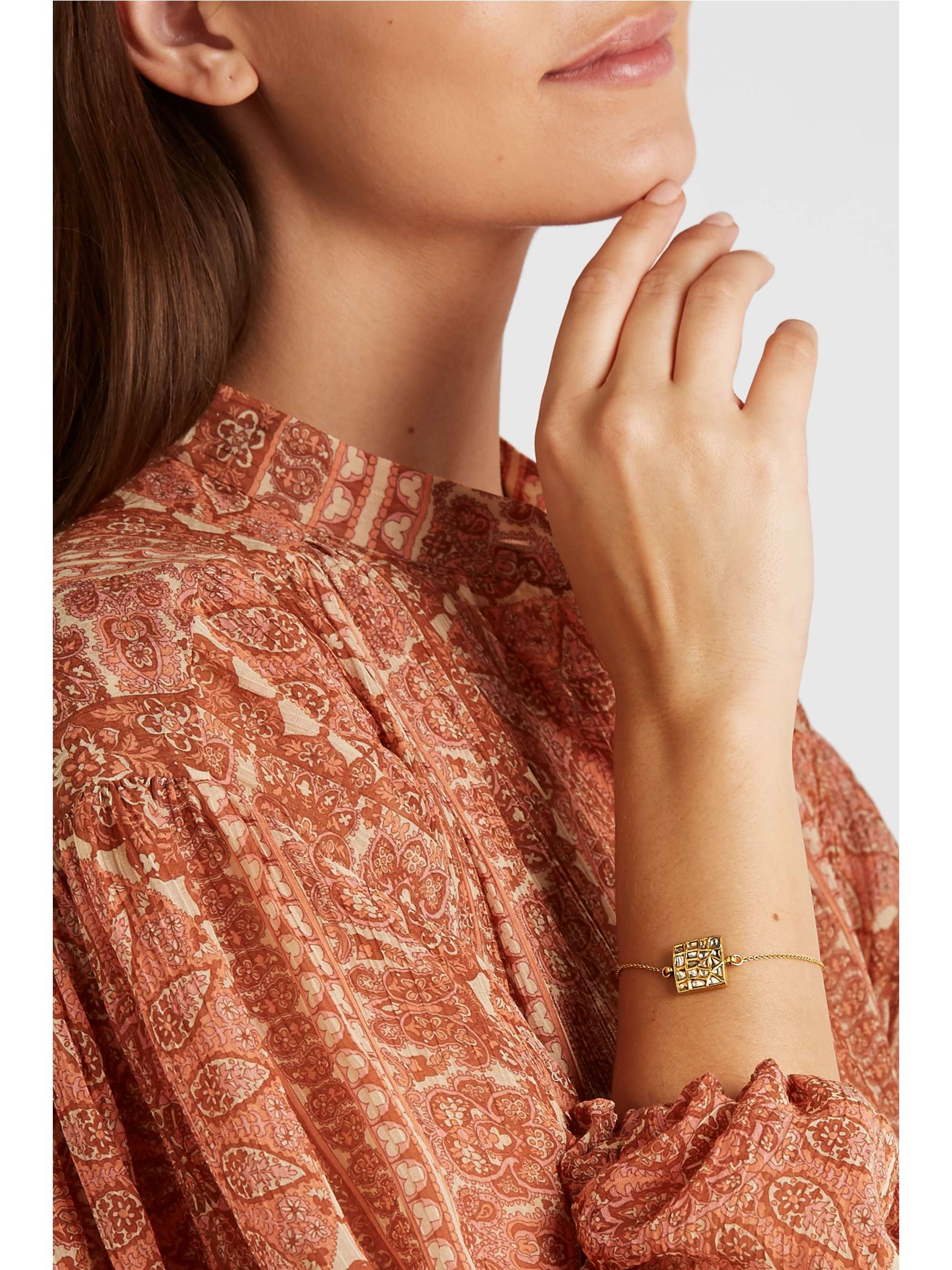 PIPPA SMALL 18-karat gold diamond bracelet