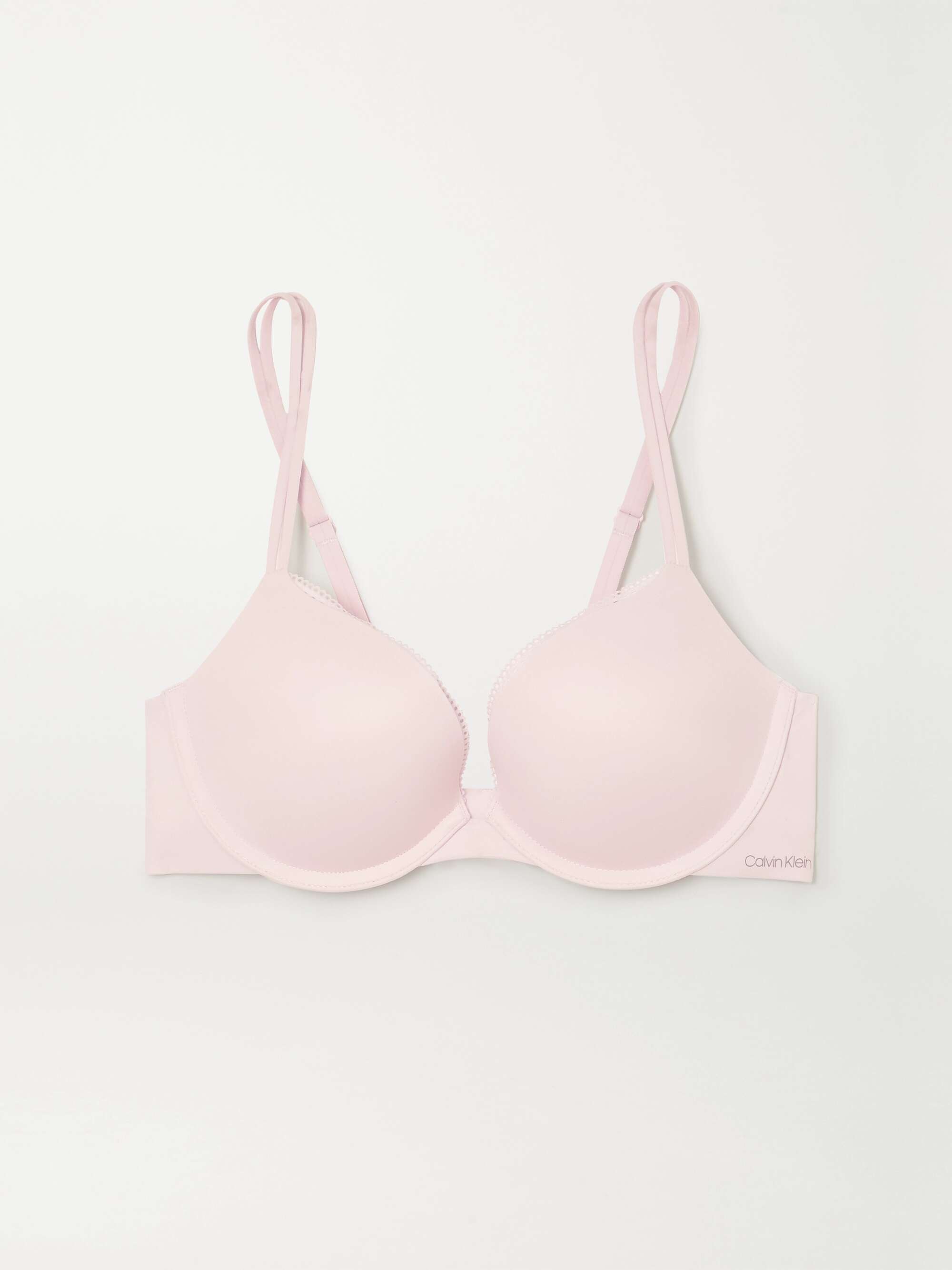 Calvin Klein demi plunge bra in echo pink