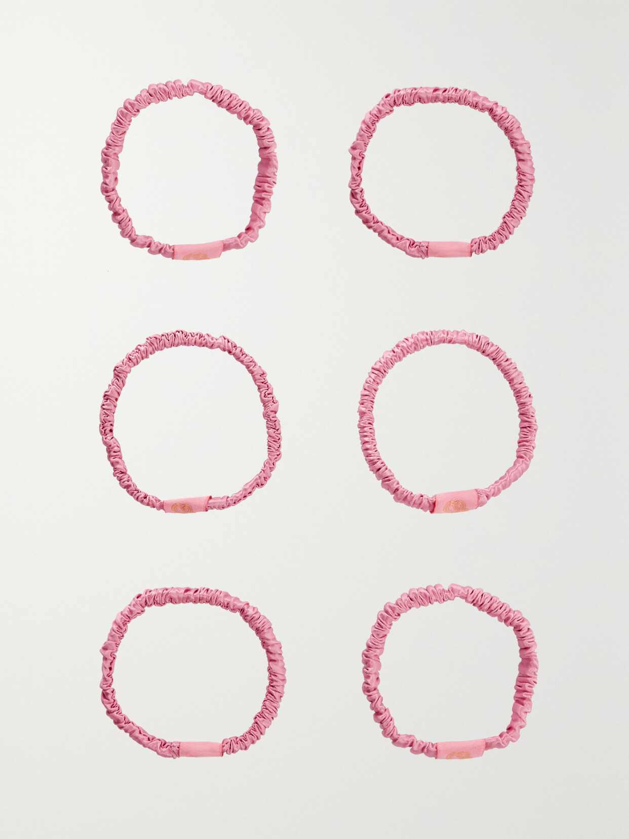 SILKE LONDON BLOSSOM SET OF SIX HAIR TIES