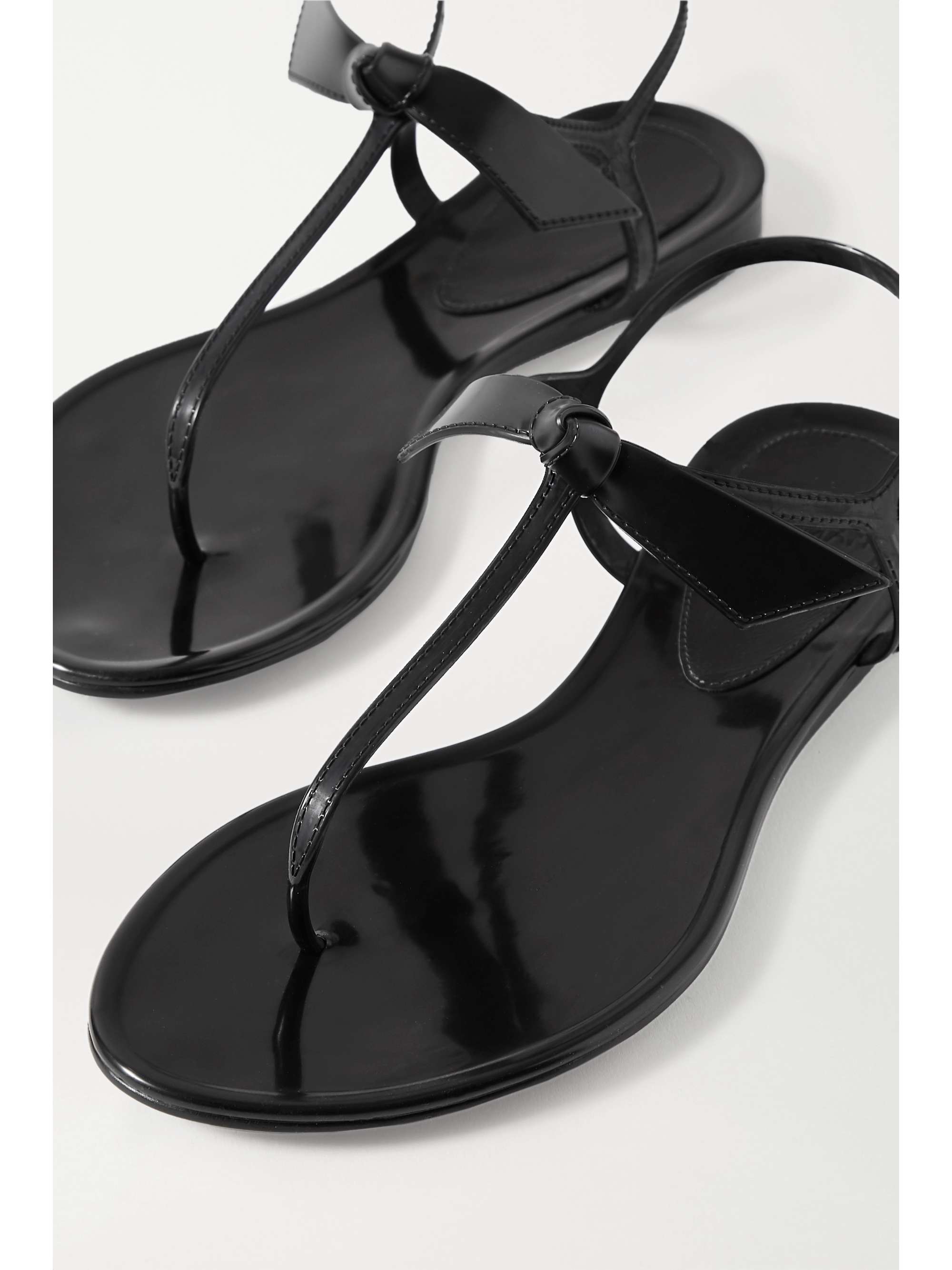 ALEXANDRE BIRMAN Clarita bow-embellished rubber sandals