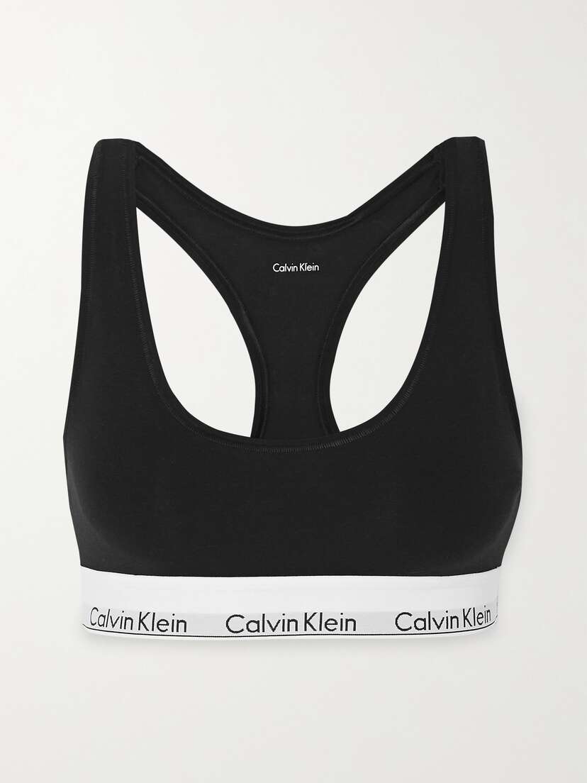 CK ONE Dd+ Stretch-jersey Soft-cup Bra