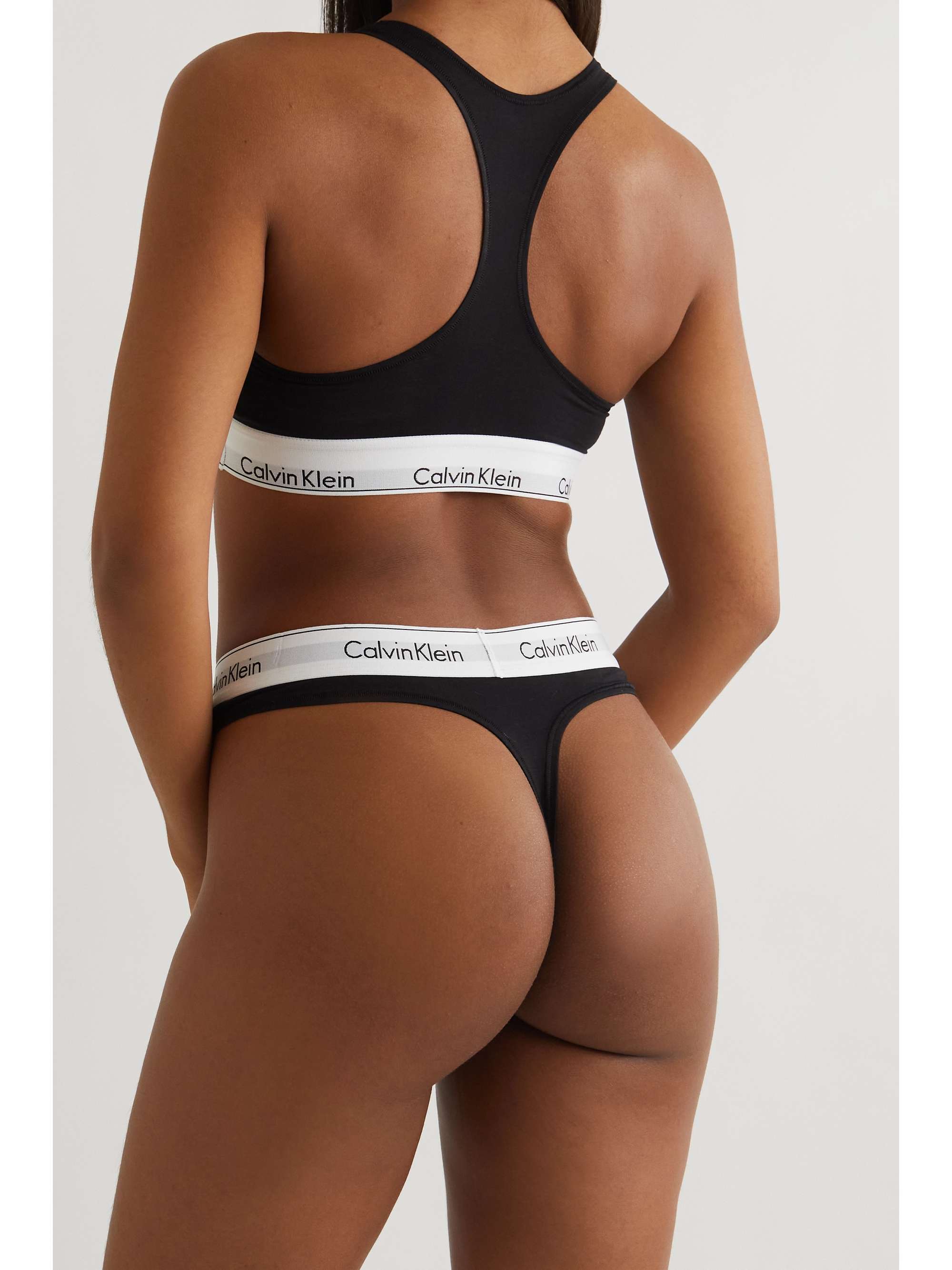 CALVIN KLEIN UNDERWEAR Modern Cotton stretch cotton-blend jersey briefs