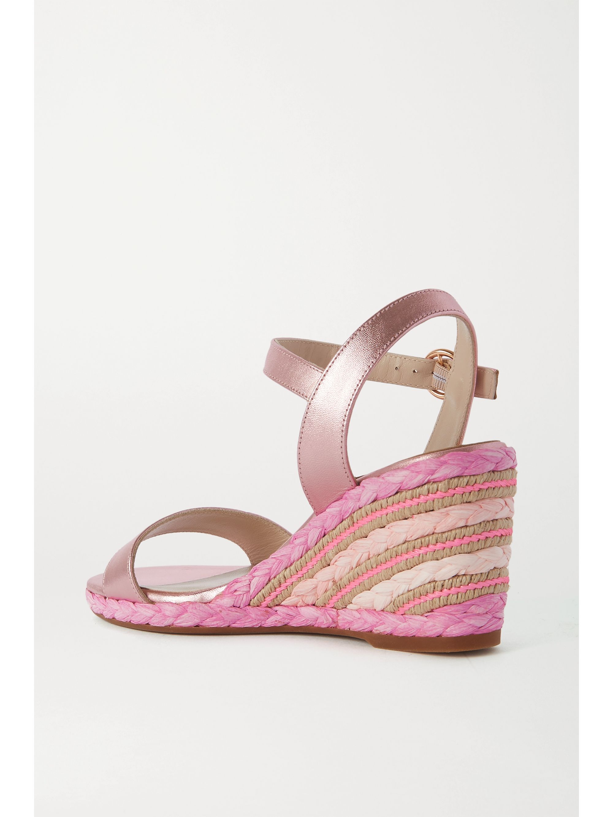 pink wedge sandals