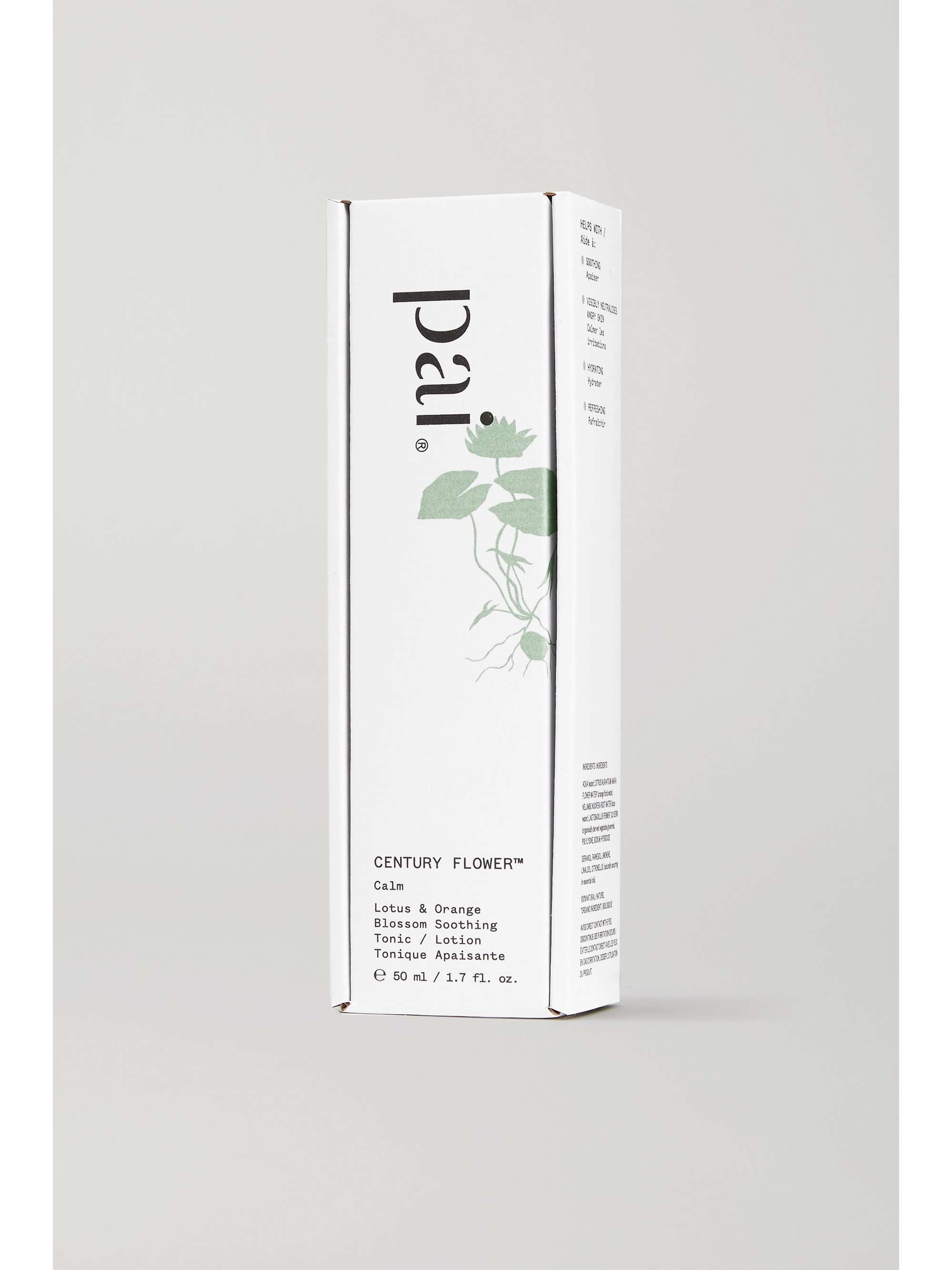 PAI SKINCARE + NET SUSTAIN Century Flower Lotus & Orange Blossom Soothing Tonic, 50ml
