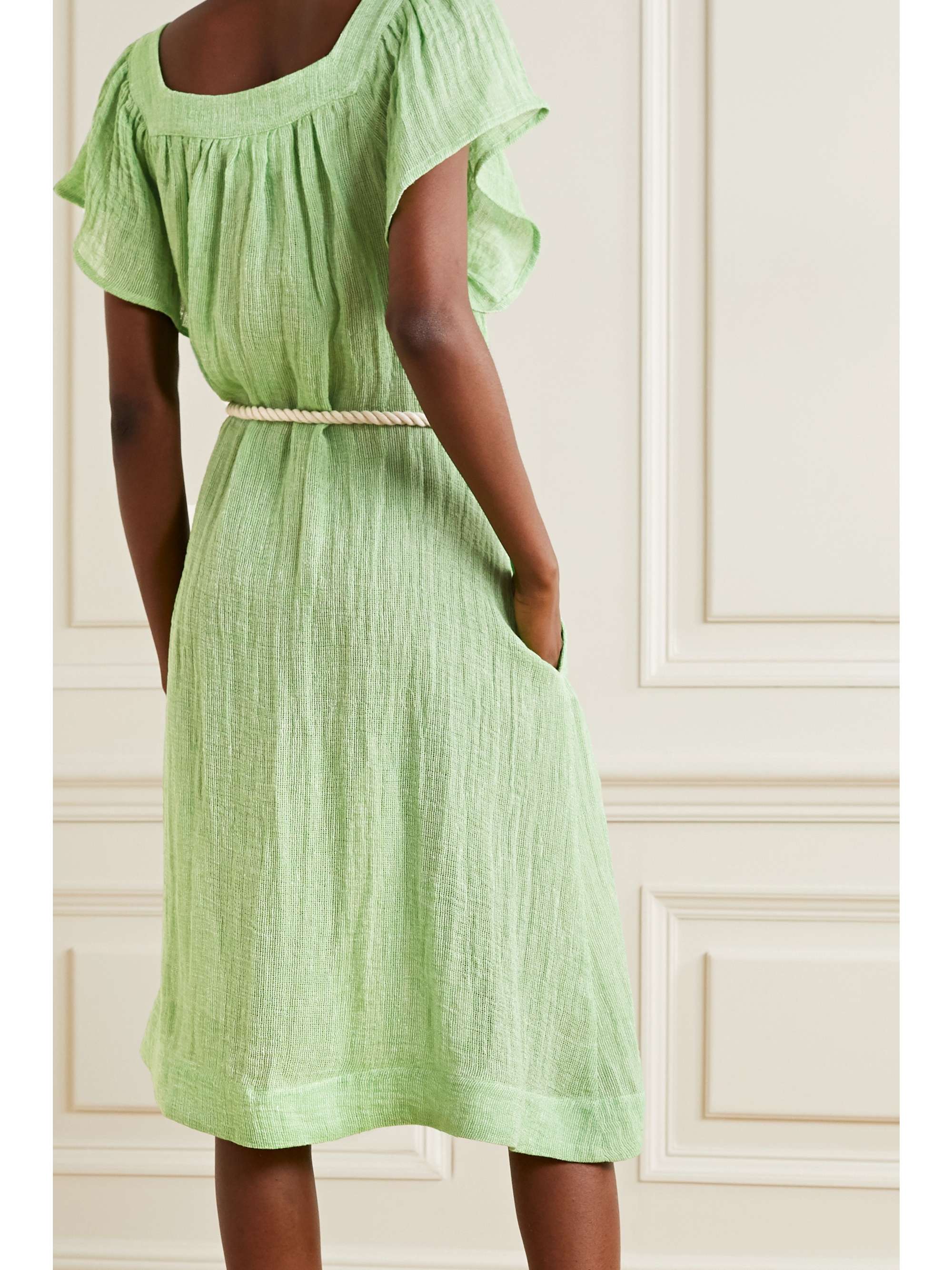lisa marie fernandez green dress