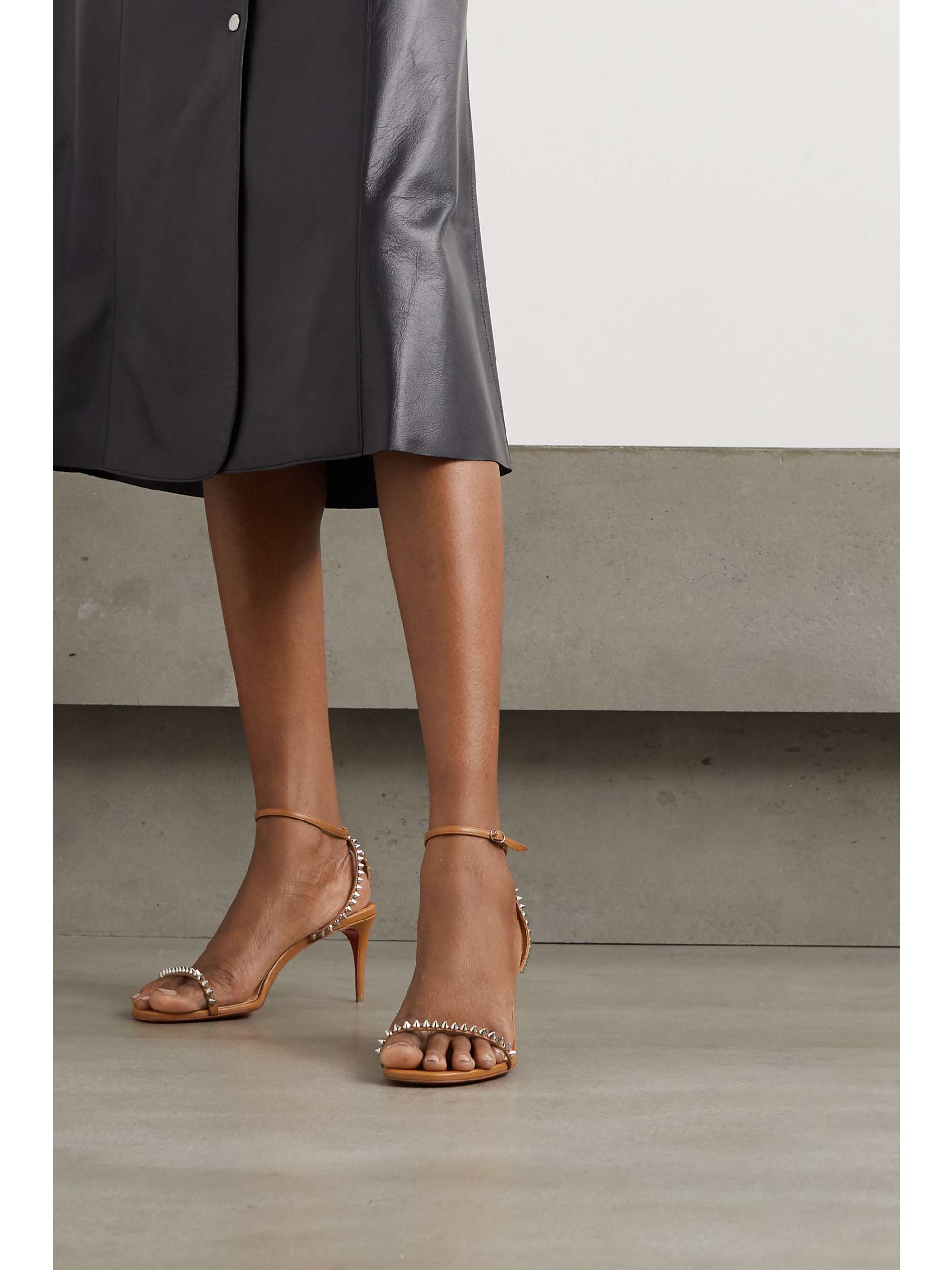 christian louboutin so me 70 studded leather sandals