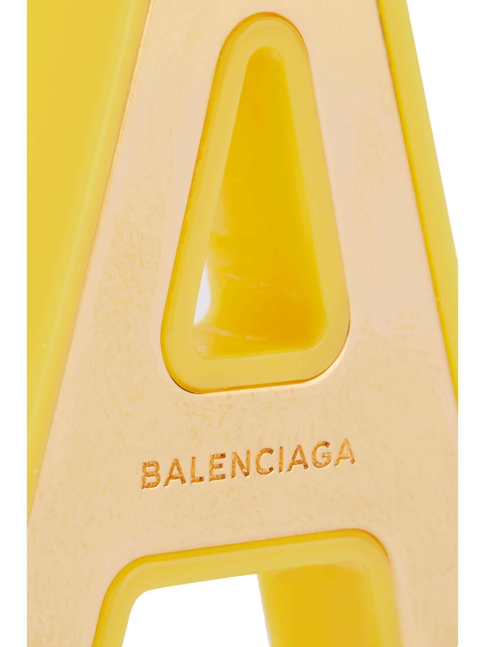 BALENCIAGA Magnet acrylic earring