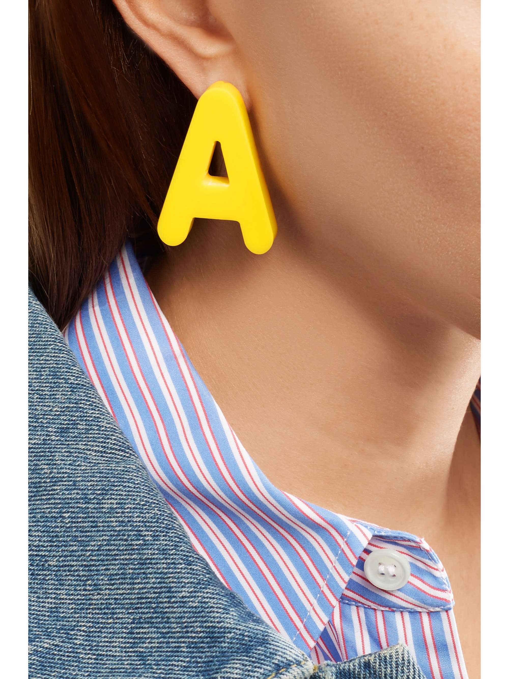 BALENCIAGA Magnet acrylic earring