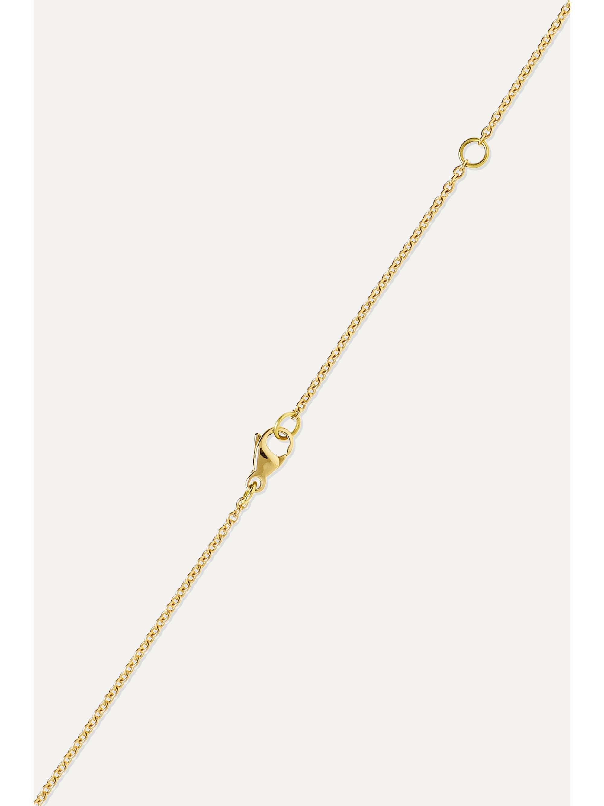 BROOKE GREGSON Heart 18-karat gold diamond necklace