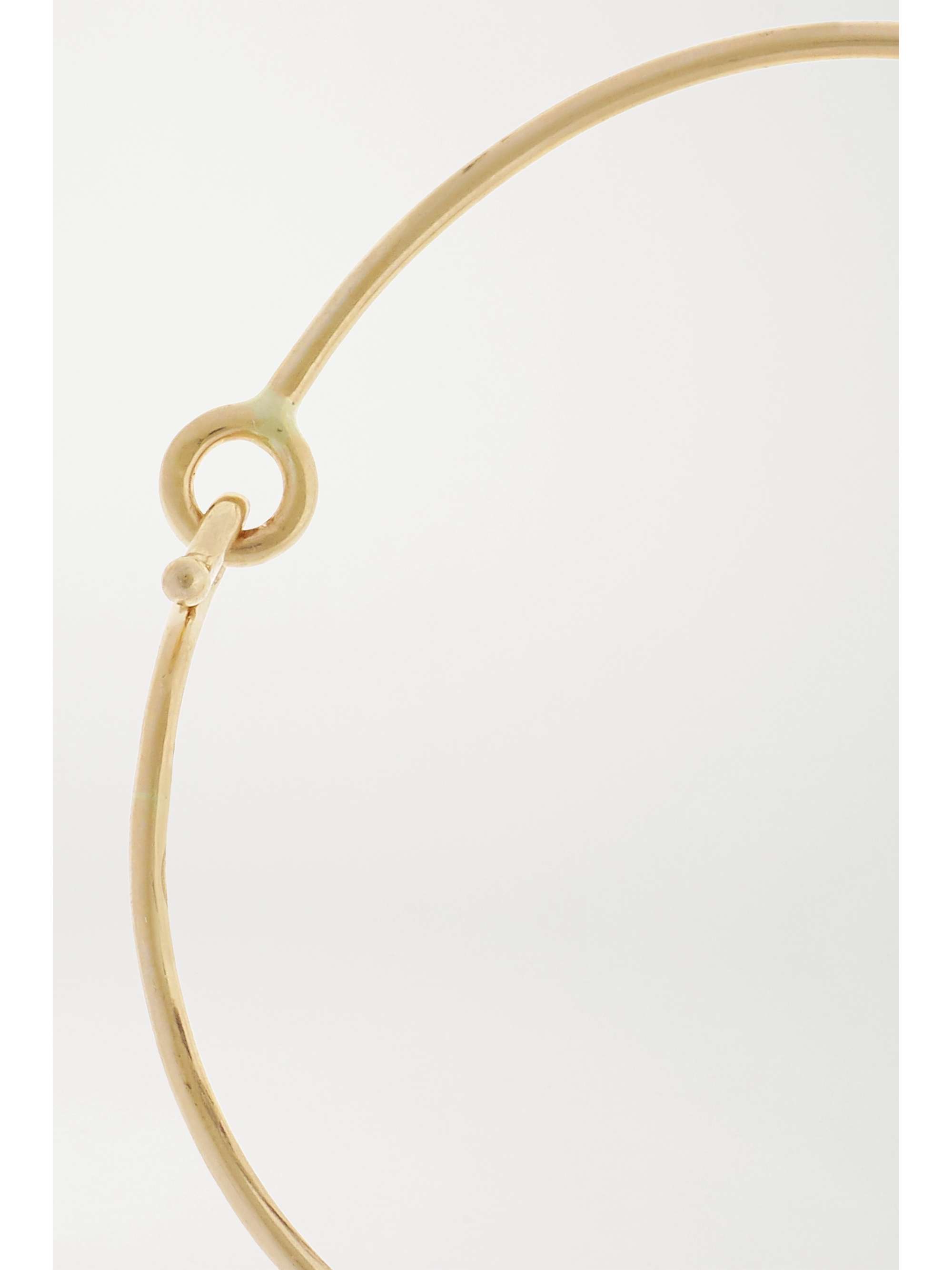 PASCALE MONVOISIN Charlie 9-karat gold, pearl and diamond bracelet