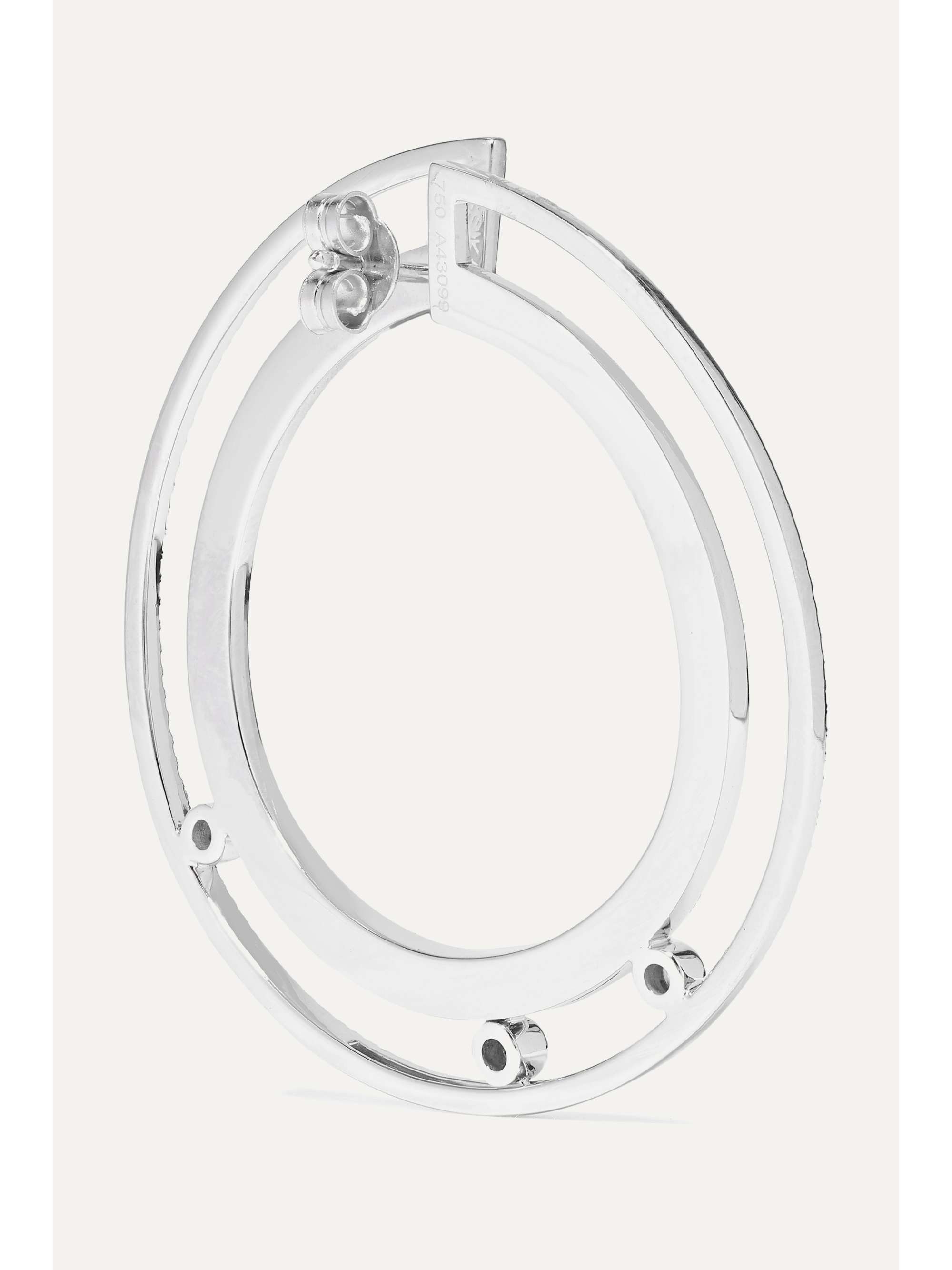 MESSIKA Move Romane 18-karat white gold diamond earrings