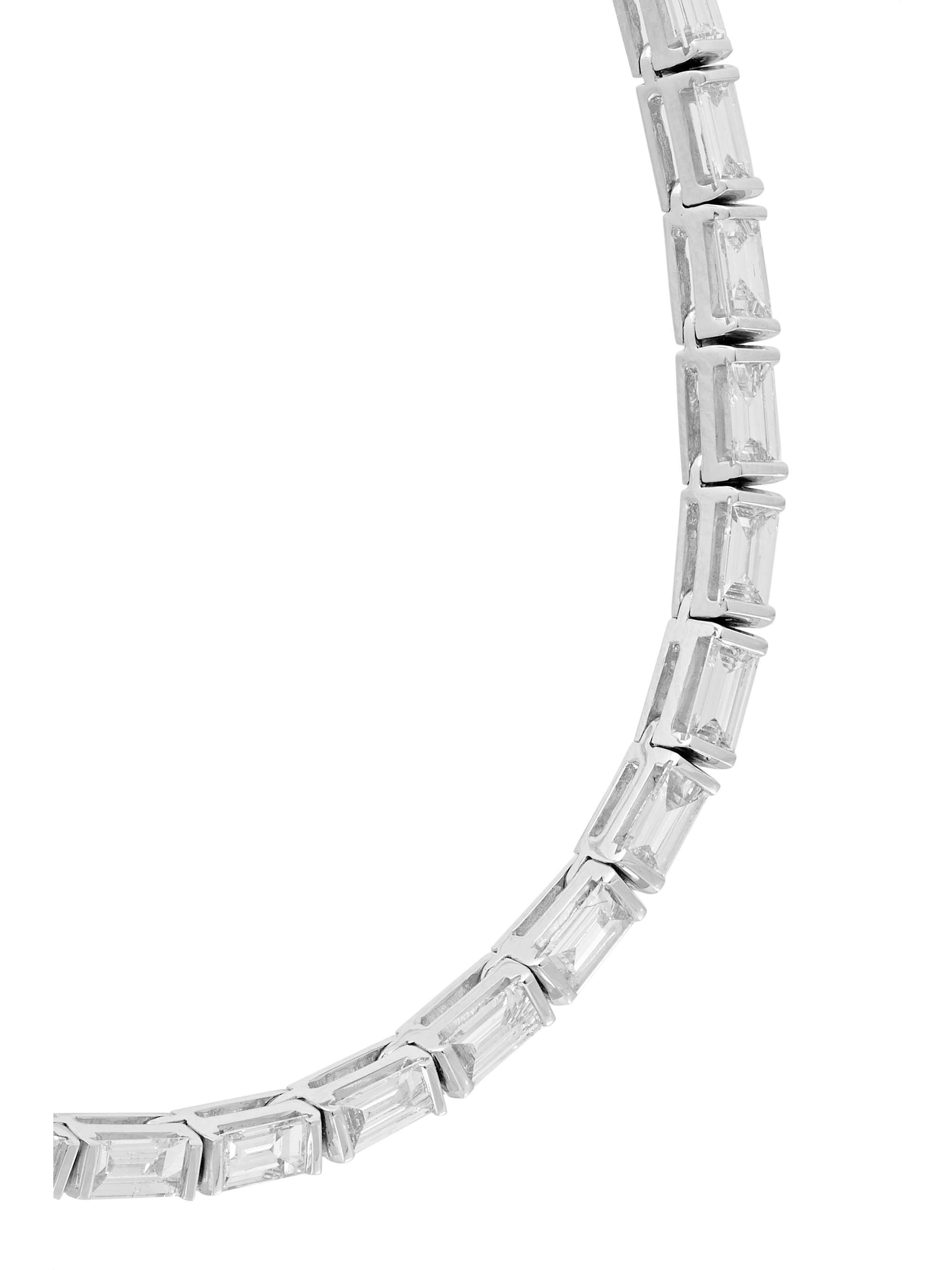 ANITA KO 18-karat white gold diamond necklace